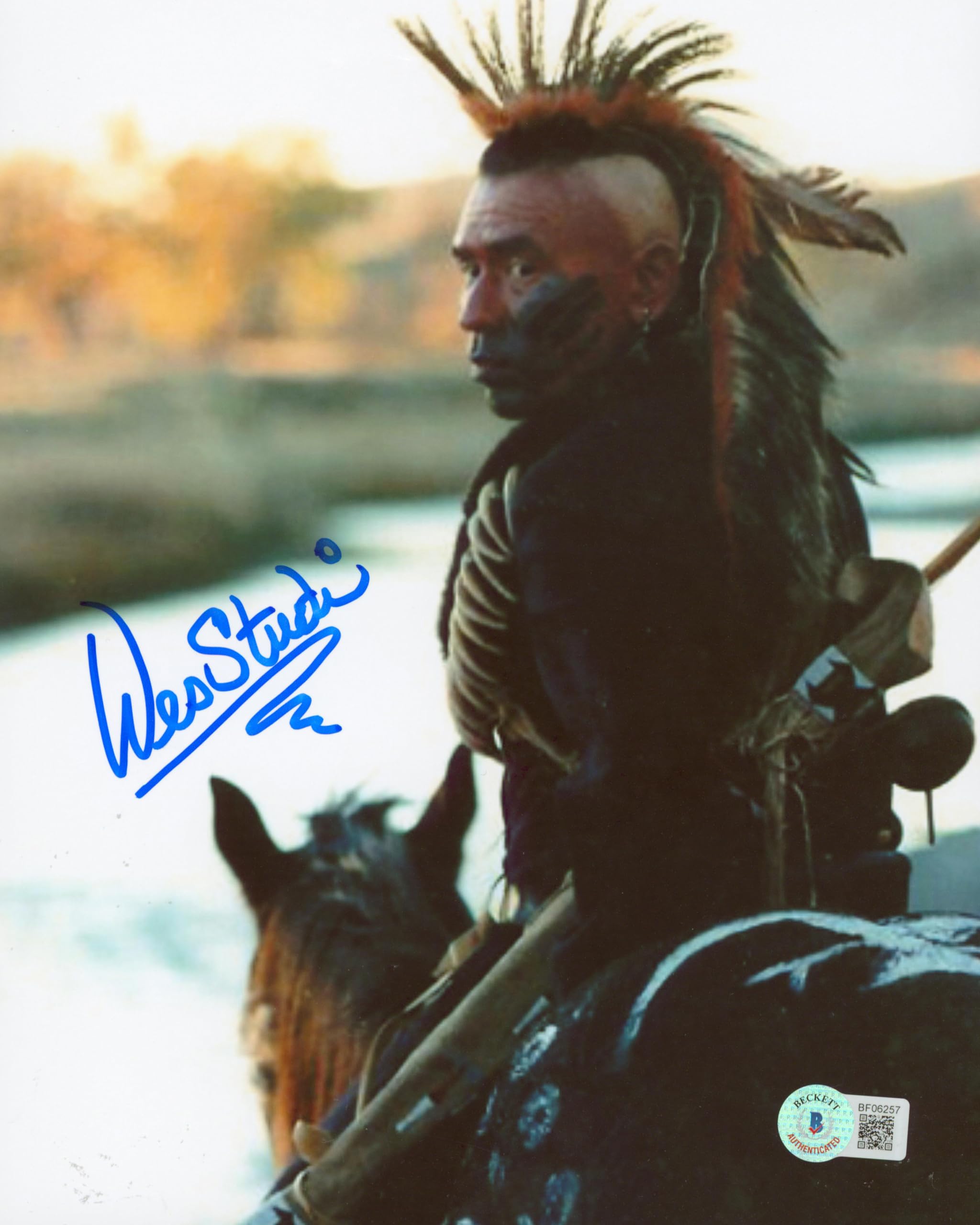 Wes Studi Dances with Wolves Authentic Signed 8x10 Photo BAS #BF06257
