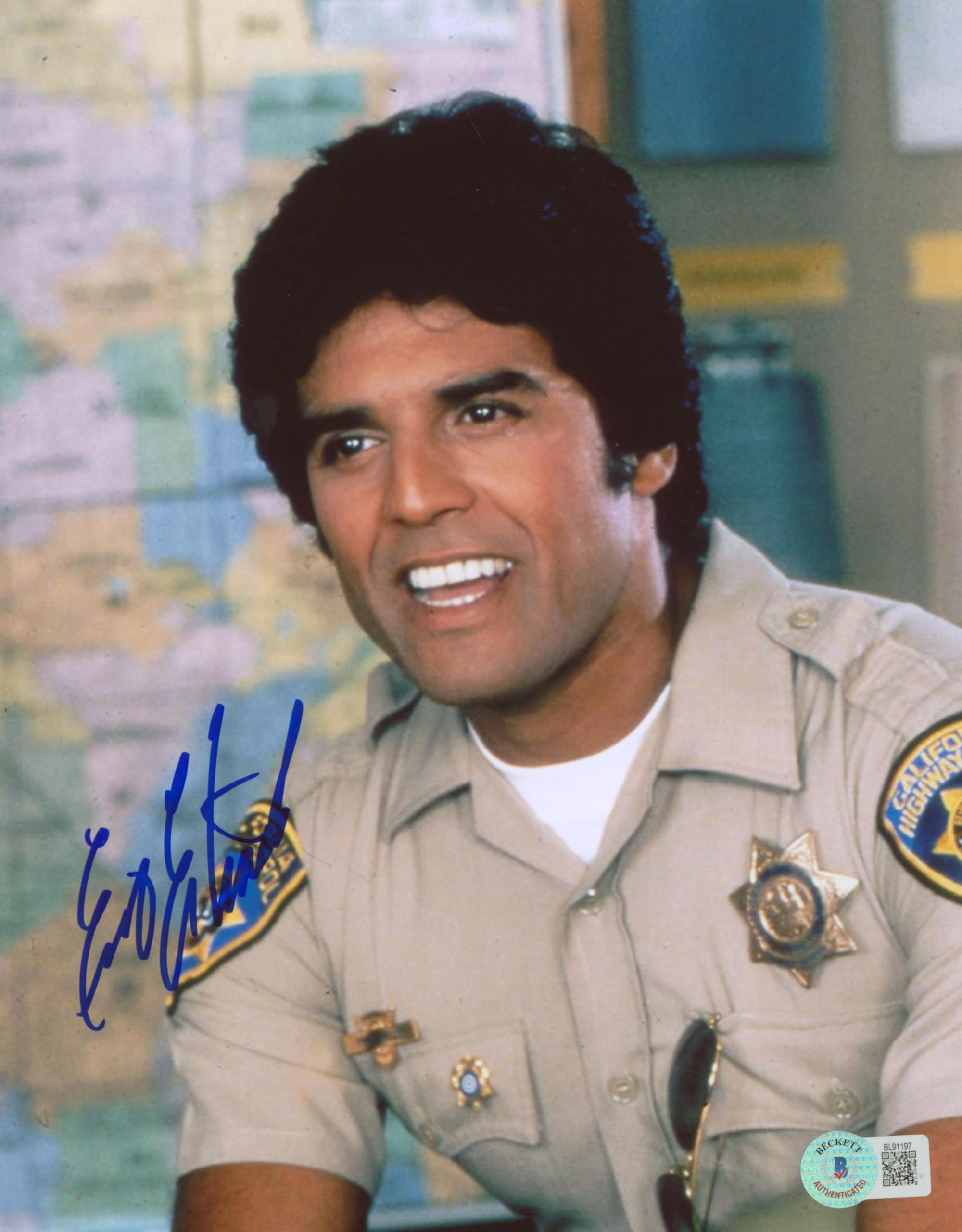 Erik Estrada CHiPS Authentic Signed 8x10 Photo Autographed BAS #BL91197