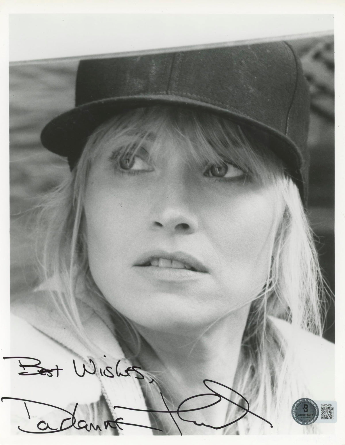 Darlanne Fluegel Running Scared Best Wishes Signed 8x10 Photo BAS #BM03469