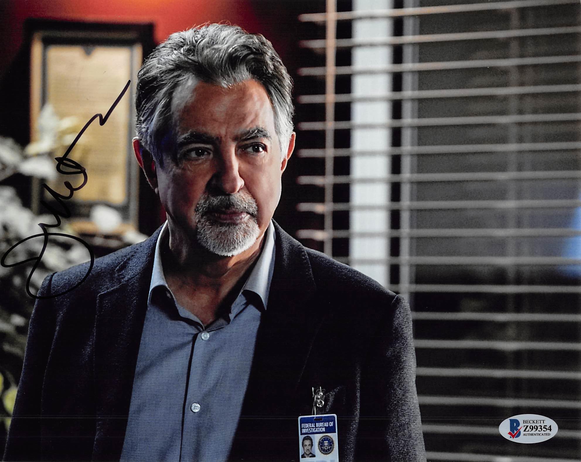 Joe Mantegna Criminal Minds Authentic Signed 8x10 Photo Autographed BAS #Z99354