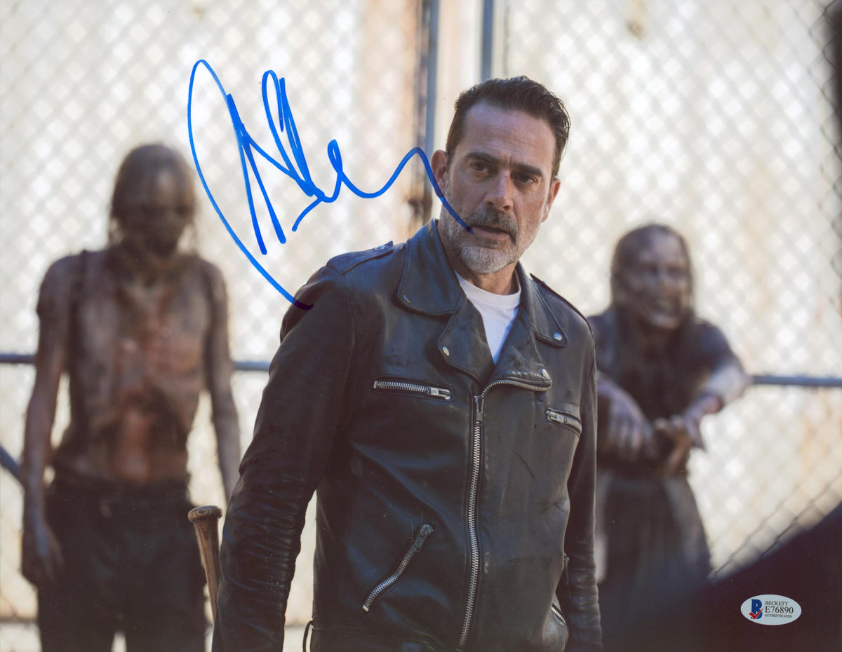Jeffrey Dean Morgan The Walking Dead Authentic Signed 11x14 Photo BAS #E76890