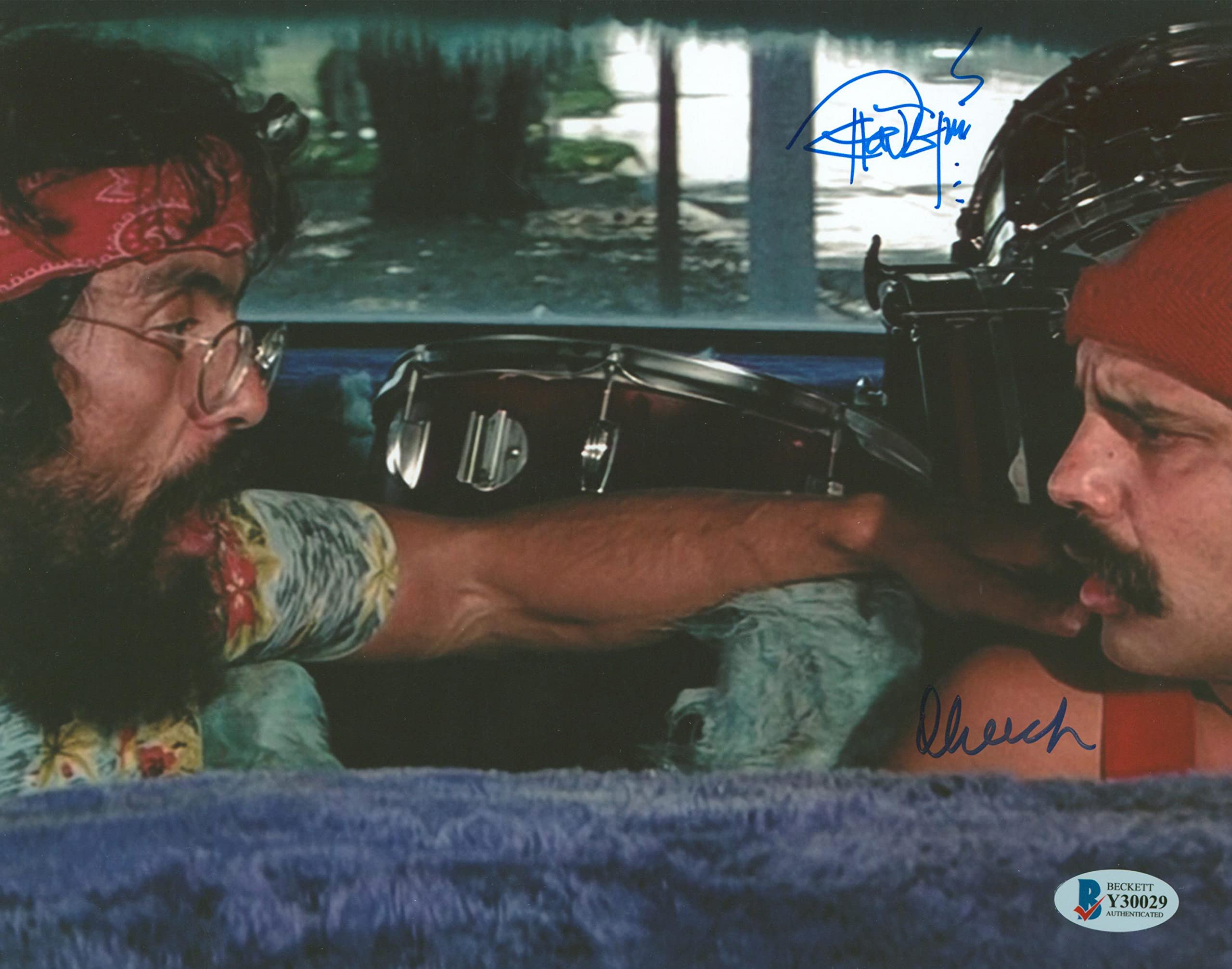 Cheech Marin & Tommy Chong Up in Smoke Authentic Signed 8x10 Photo BAS #Y30029