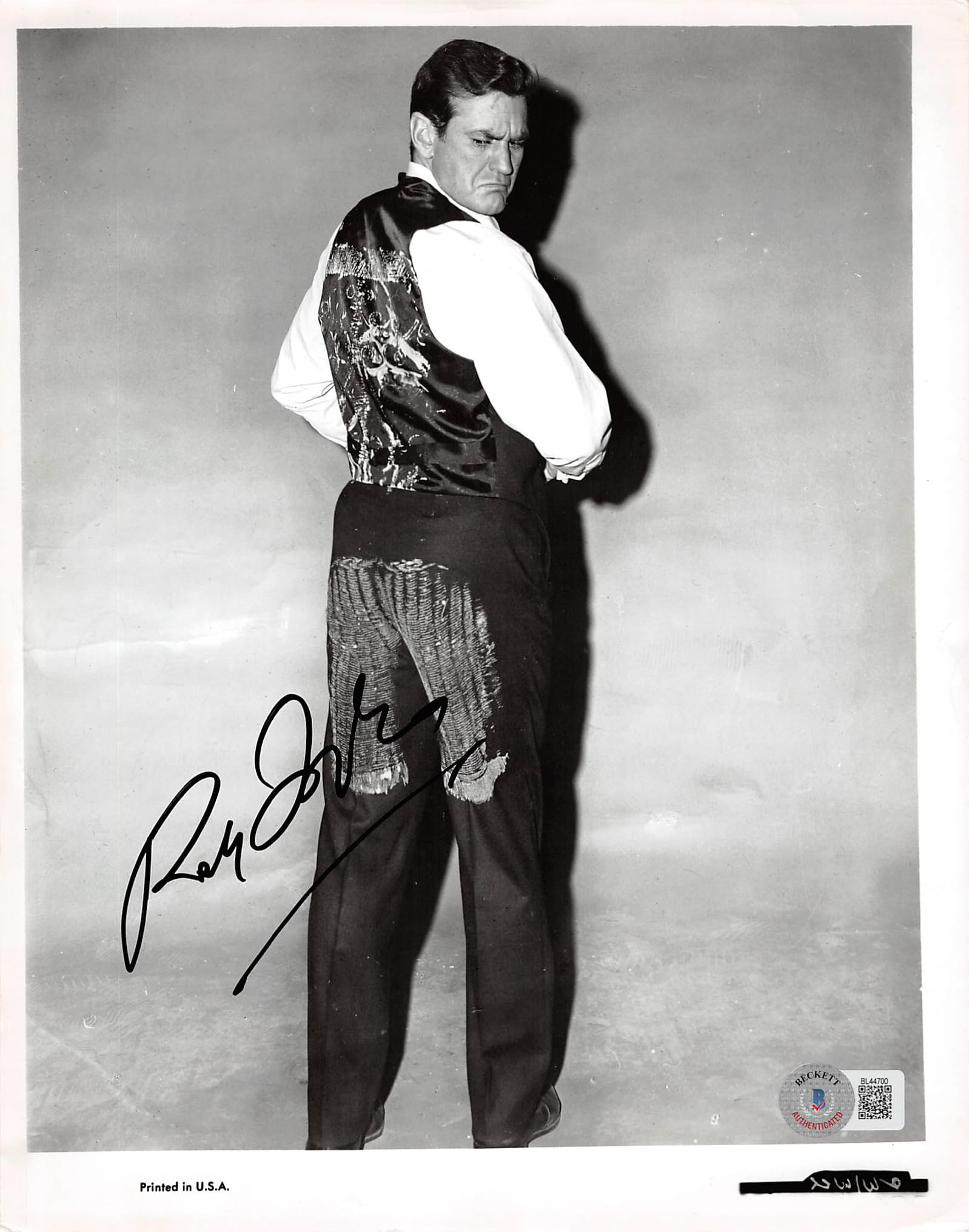 Rod Taylor The Time Machine Authentic Signed 8x10 Photo Autographed BAS #BL44700