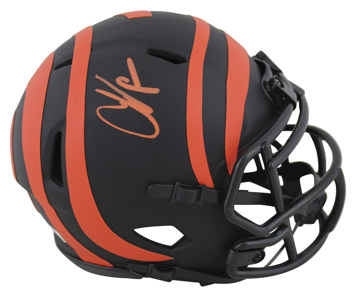 Bengals Chad Johnson Authentic Signed Eclipse Speed Mini Helmet JSA Witness