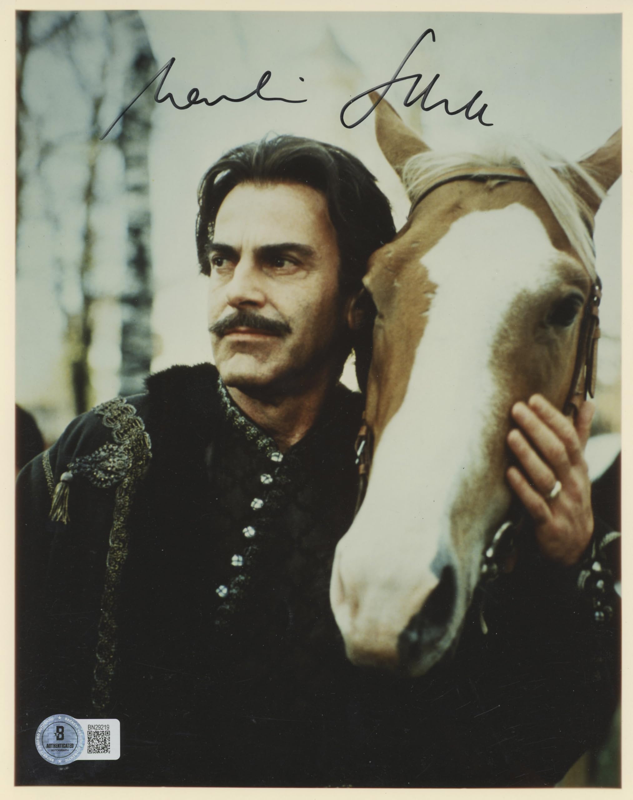 Maximilian Schell Peter the Great Authentic Signed 8x10 Photo BAS #BN29219