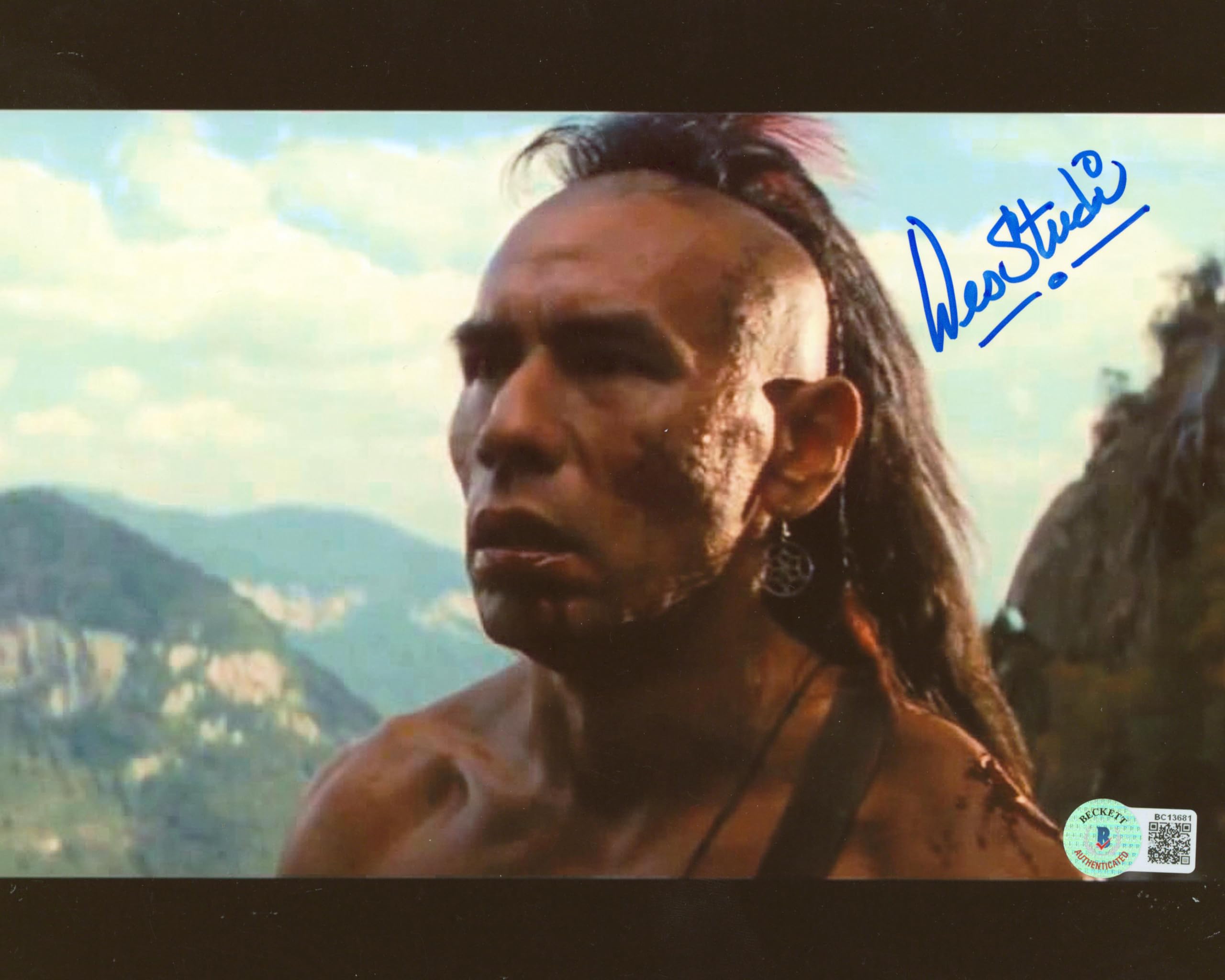 Wes Studi The Last of the Mohicans Authentic Signed 8x10 Photo BAS #BC13681
