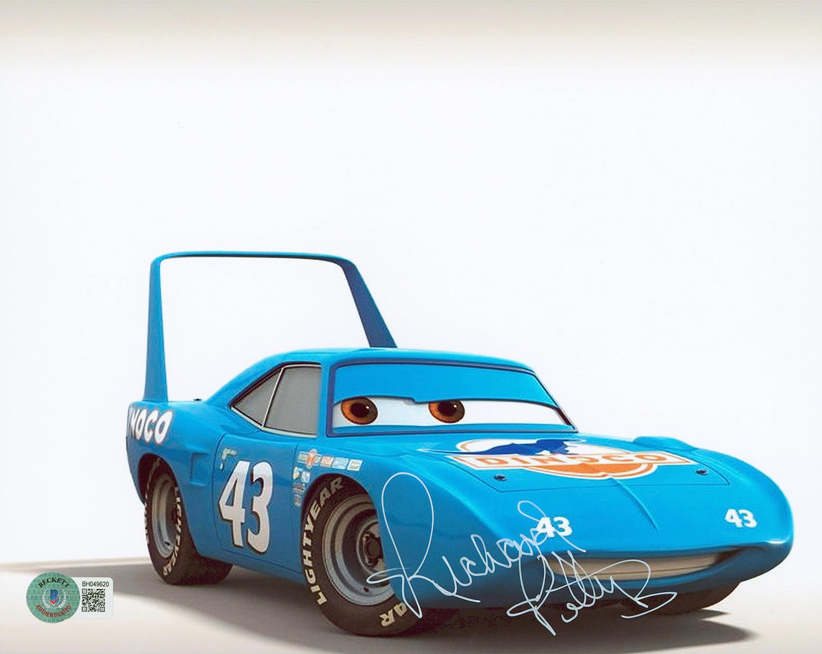 Richard Petty Cars Authentic Signed 8x10 Photo Autographed BAS #BH049620