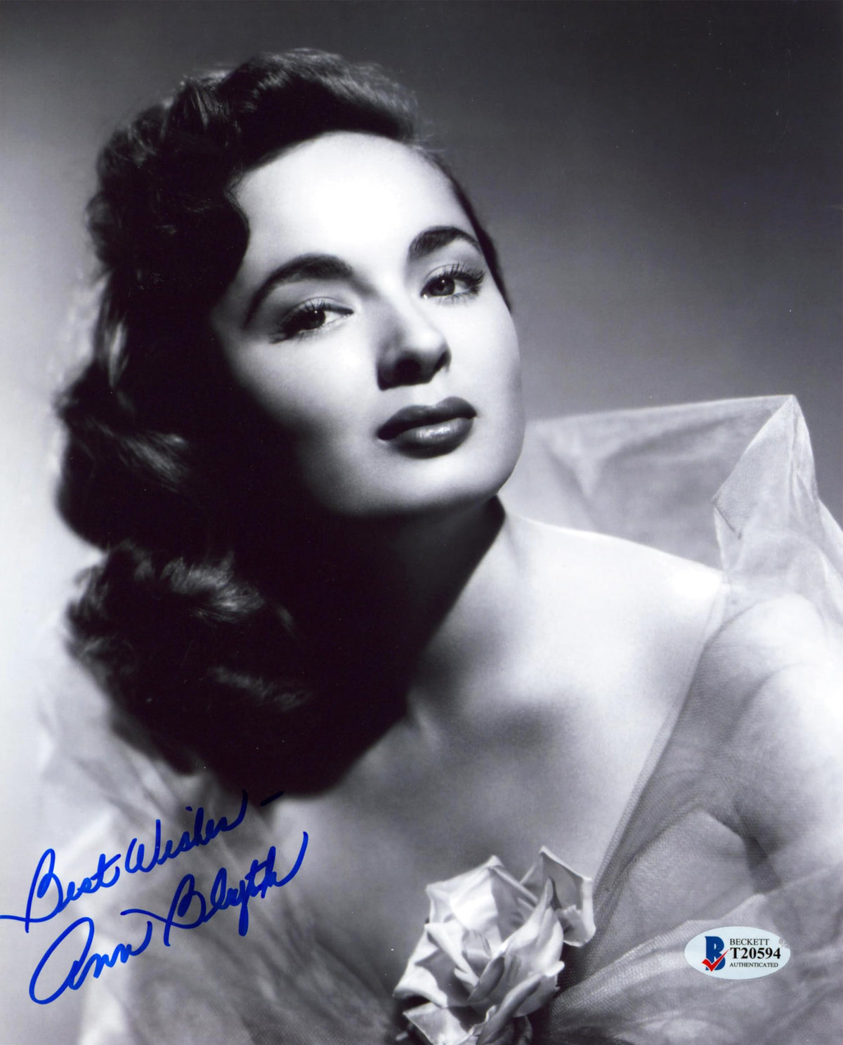 Ann Blyth Our Very Own "Best Wishes" Authentic Signed 8x10 Photo BAS #T20594
