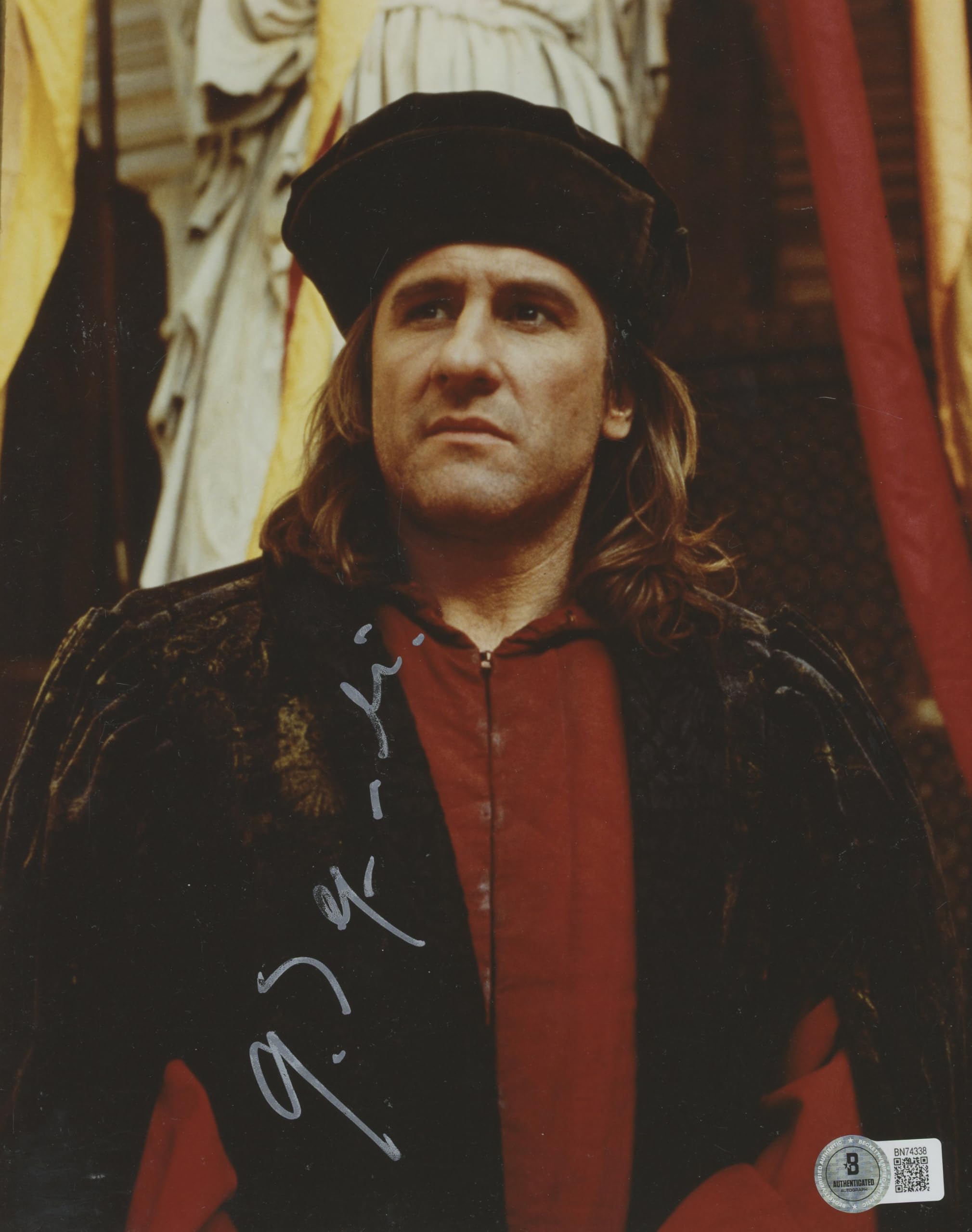 Gérard Depardieu 1492: Conquest of Paradise Signed 8x10 Photo BAS #BN74338