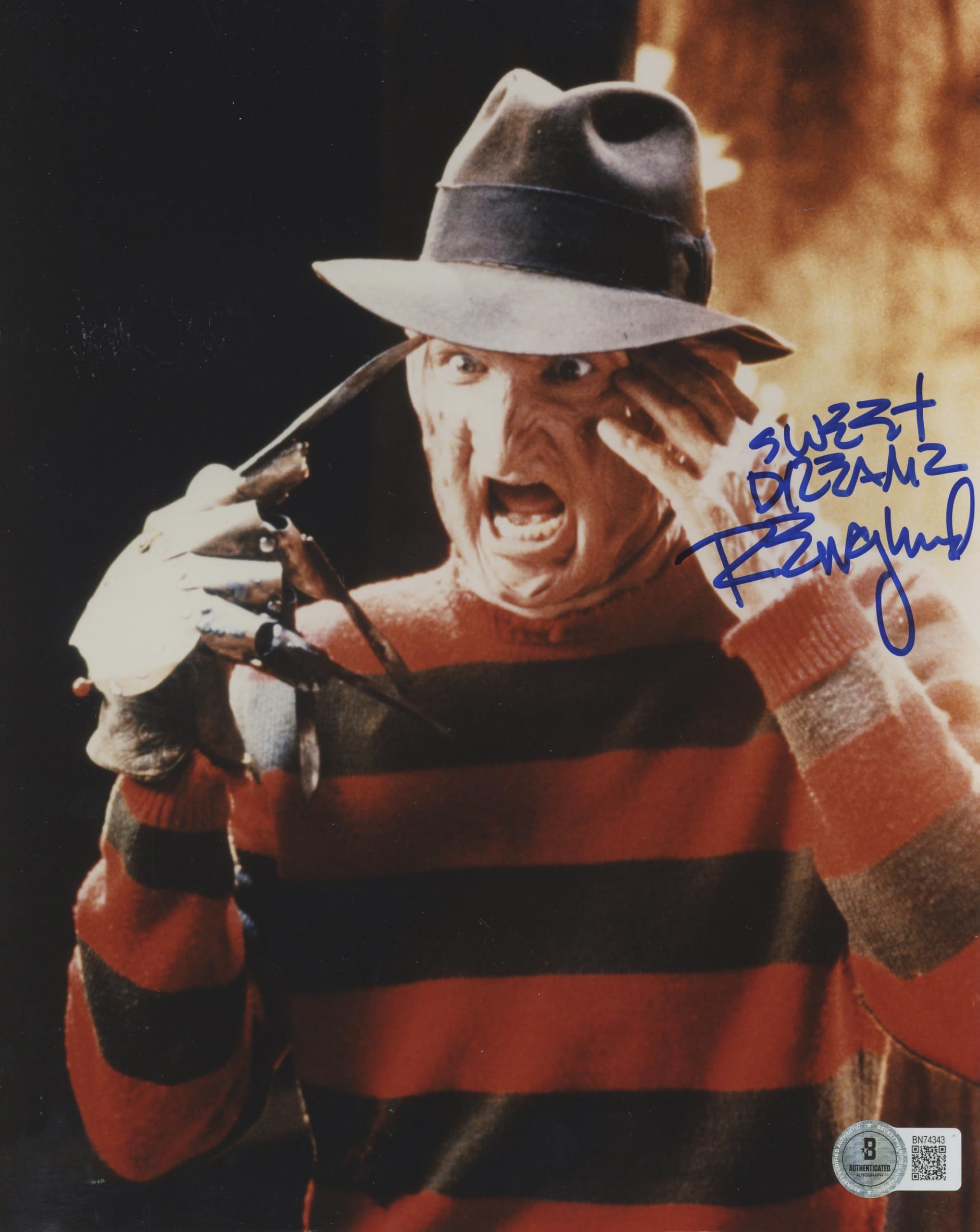 Robert Englund A Nightmare On Elm Street Signed 8x10 Photo BAS #BN74343