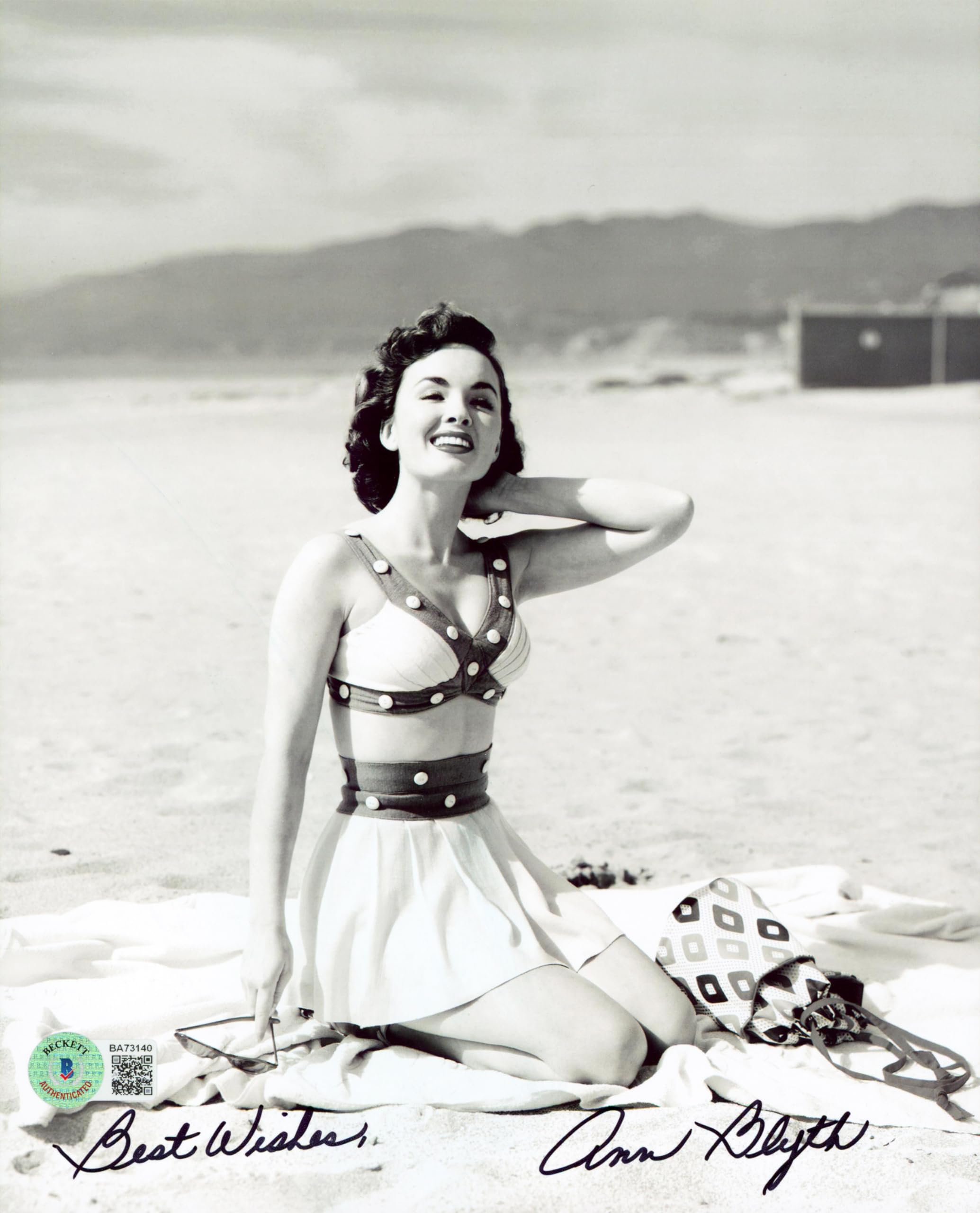 Ann Blyth Our Very Own Best Wishes Authentic Signed 8x10 Photo BAS #BA73140