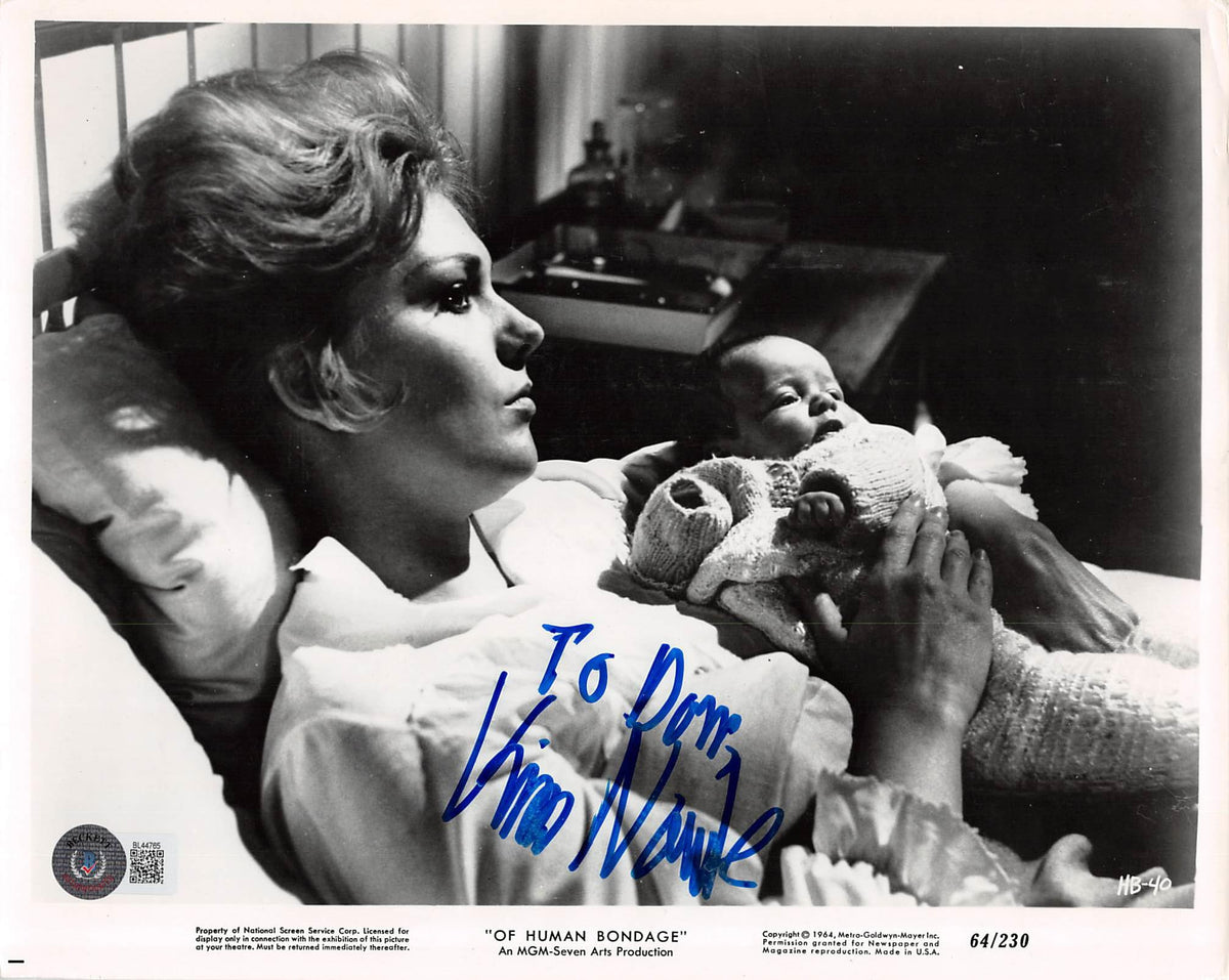 Kim Novak Of Human Bondage "For Don" Authentic Signed 8x10 Photo BAS #BL44765