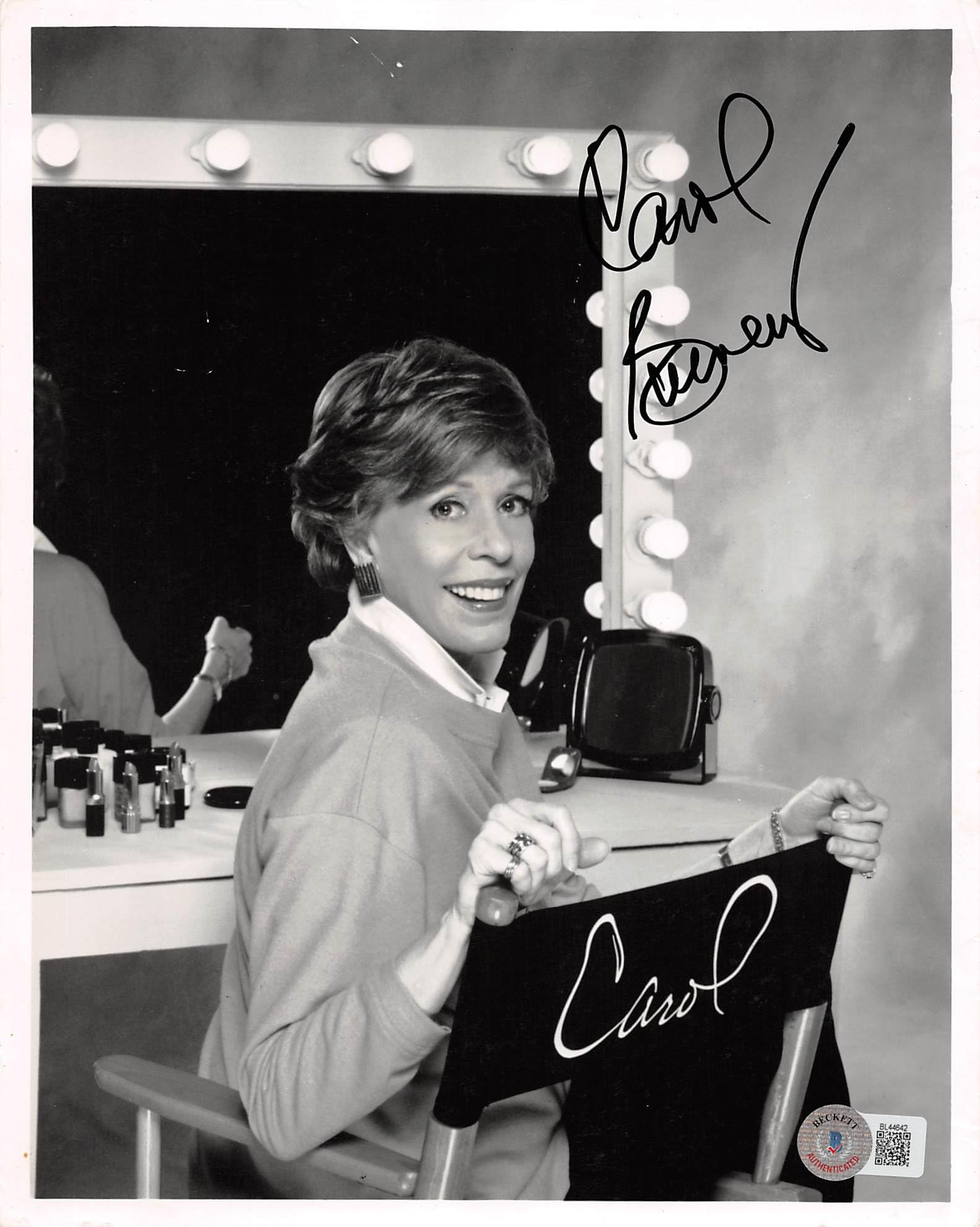 Carol Burnett The Carol Burnett Show Authentic Signed 8x10 Photo BAS #BL44642
