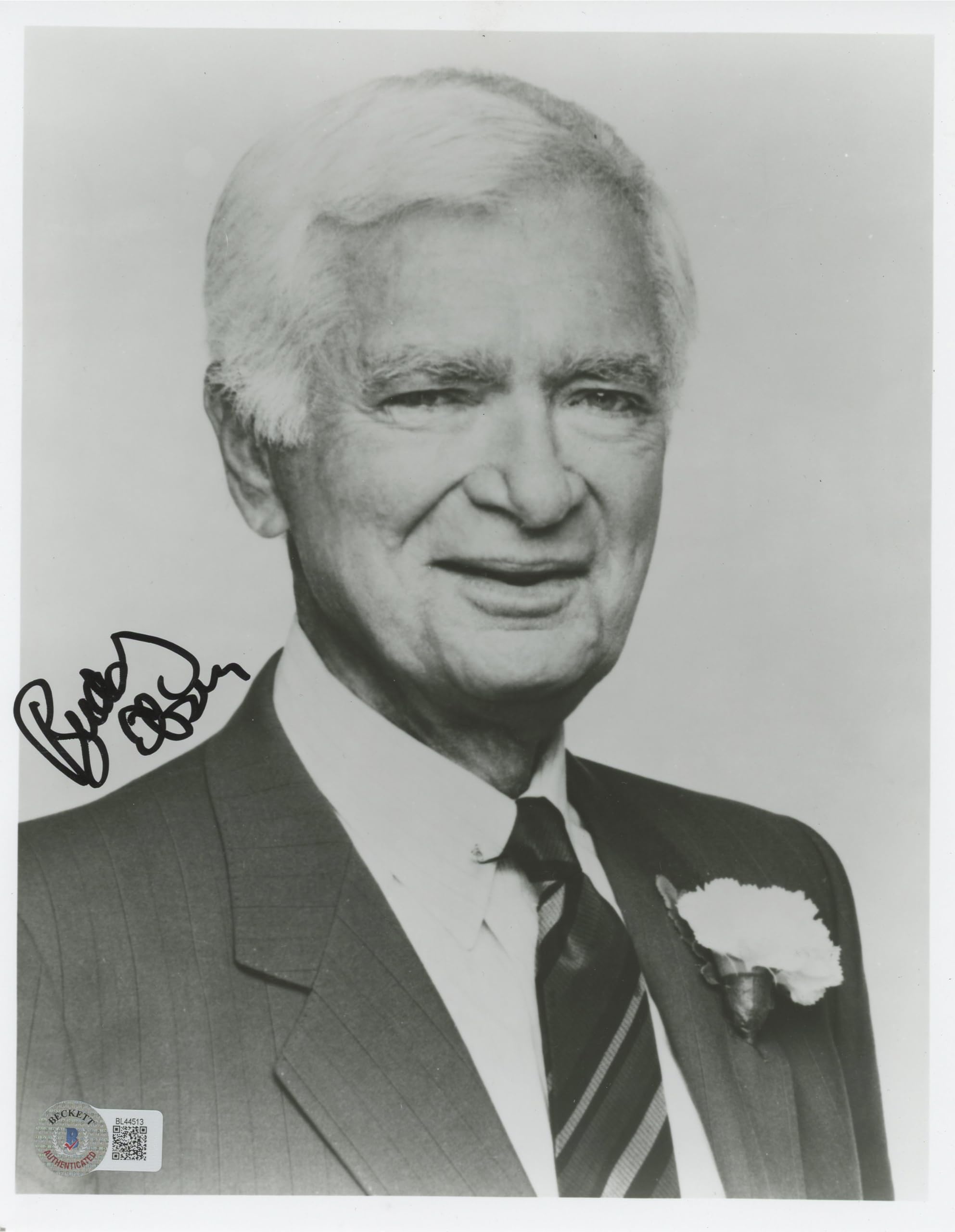 Buddy Ebsen The Beverly Hillbillies Authentic Signed 8x10 Photo BAS #BL44513
