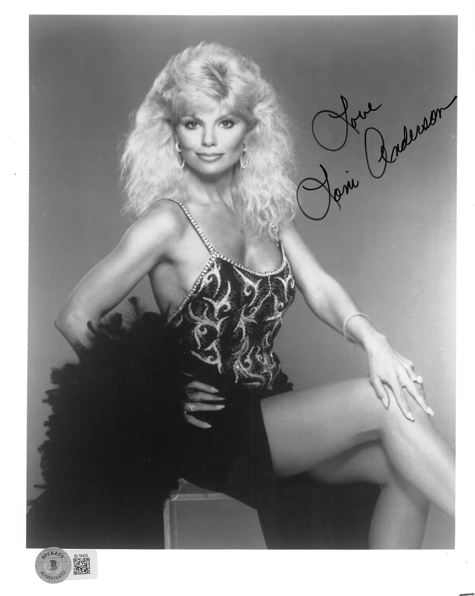 Loni Anderson WKRP in Cincinnati "Love" Authentic Signed 8x10 Photo BAS #BL76433