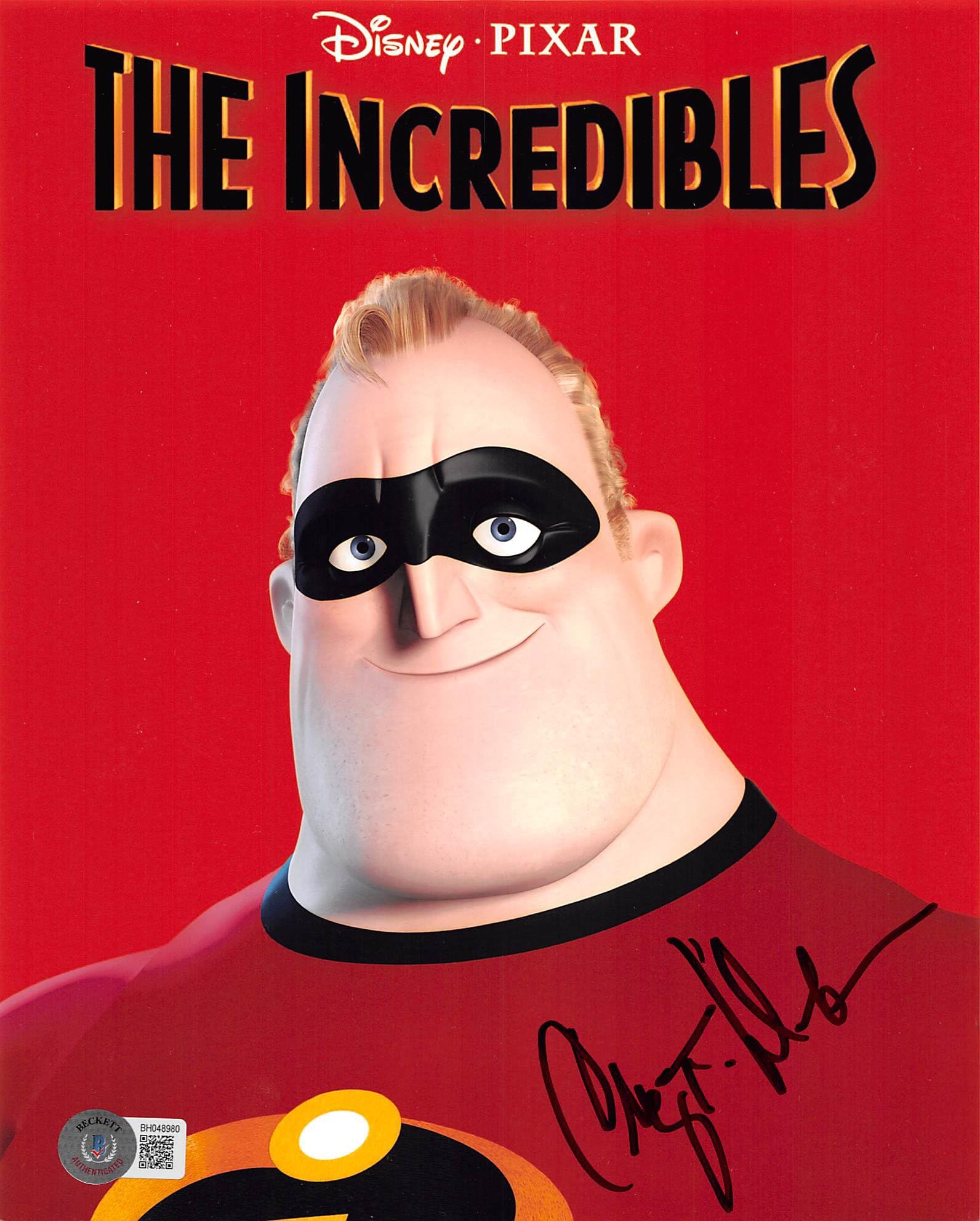 Craig T. Nelson The Incredibles Authentic Signed 8x10 Vertical Photo BAS 3