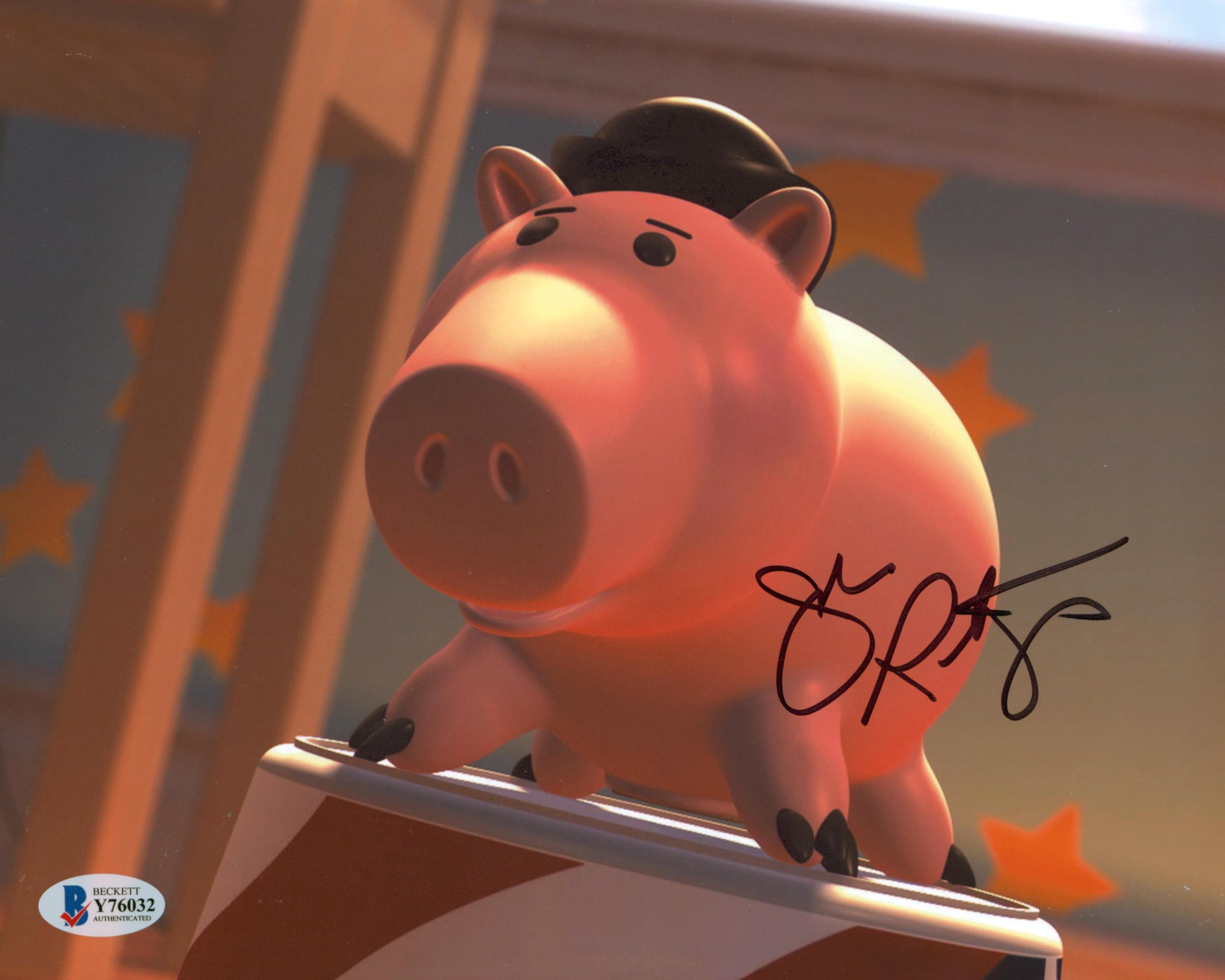 John Ratzenberger Toy Story Authentic Signed 8x10 Photo Autographed BAS #Y76032