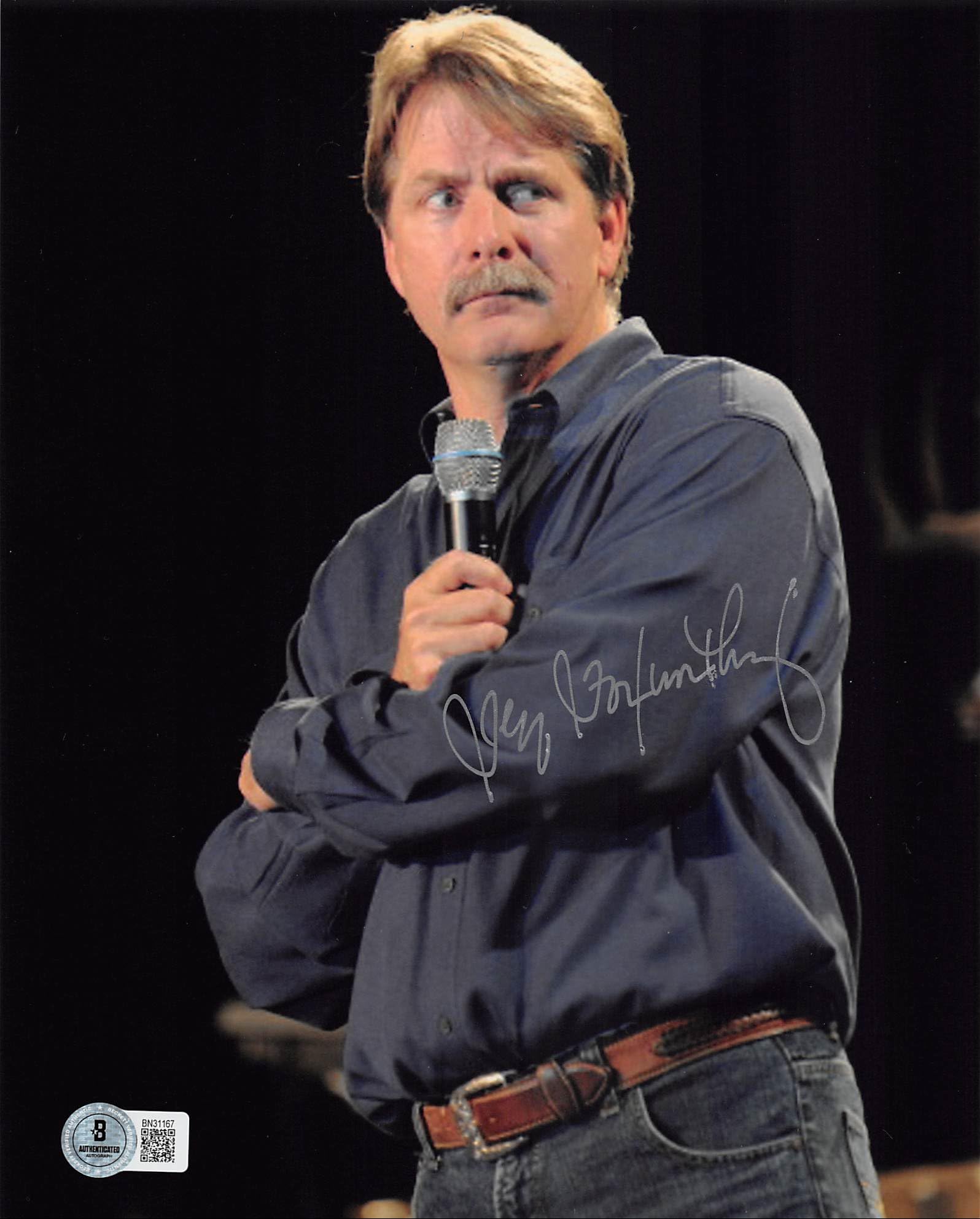 Jeff Foxworthy Comedian Authentic Signed 8x10 Vertical Photo Autographed BAS 3