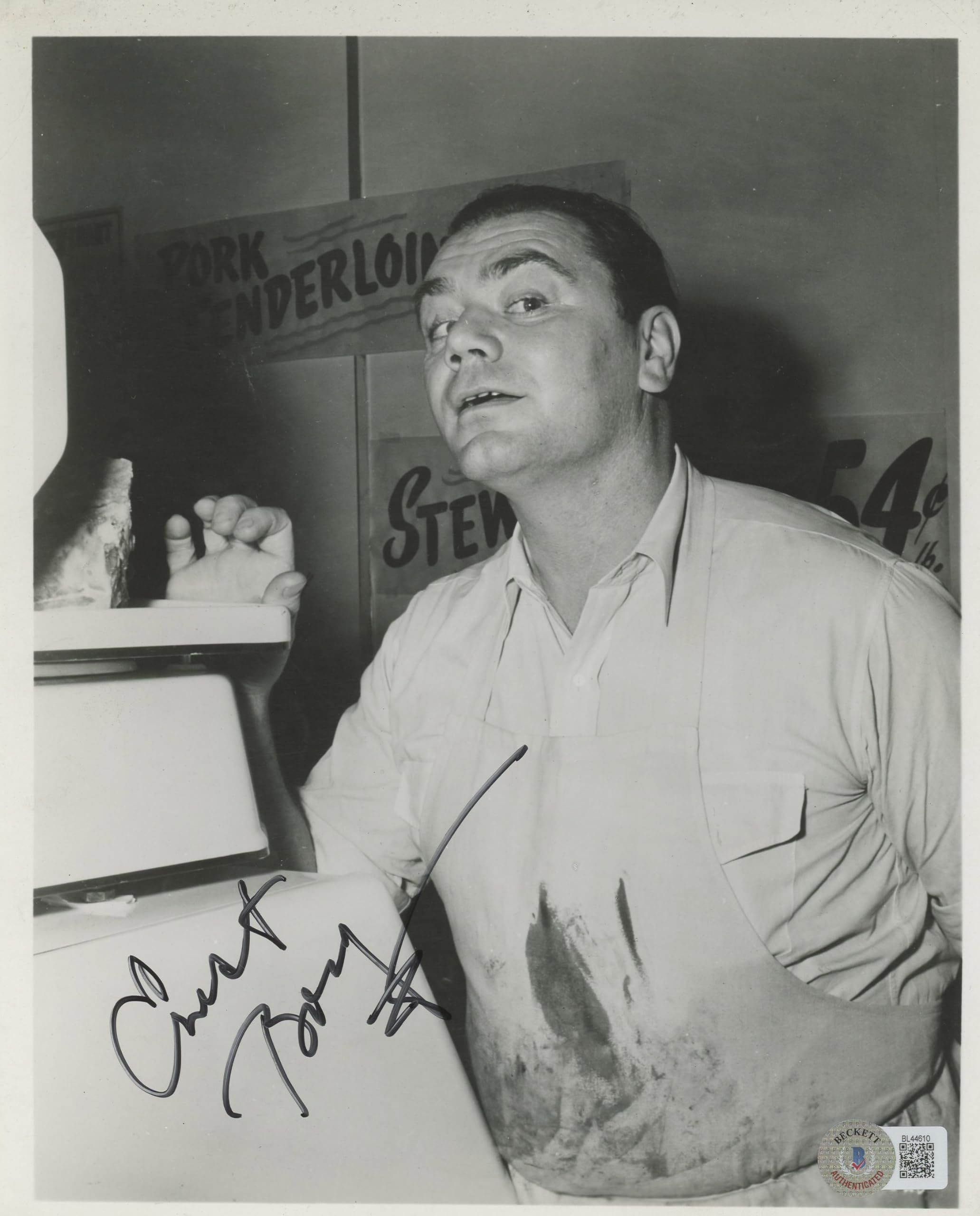 Ernest Borgnine McHale's Navy Authentic Signed 8x10 Photo BAS #BL44610