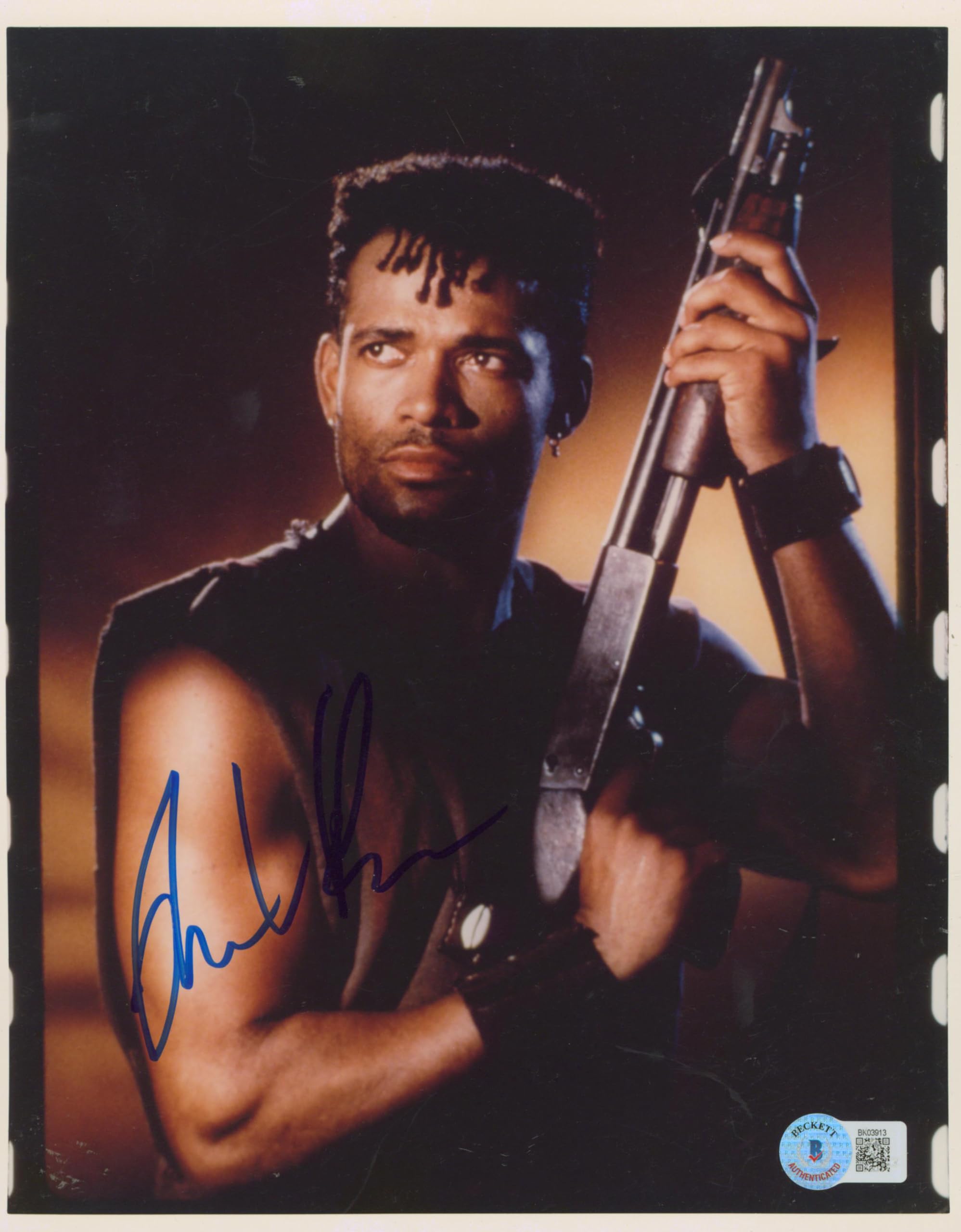 Mario Van Peebles Gunmen Authentic Signed 8x10 Photo Autographed BAS #BK03913