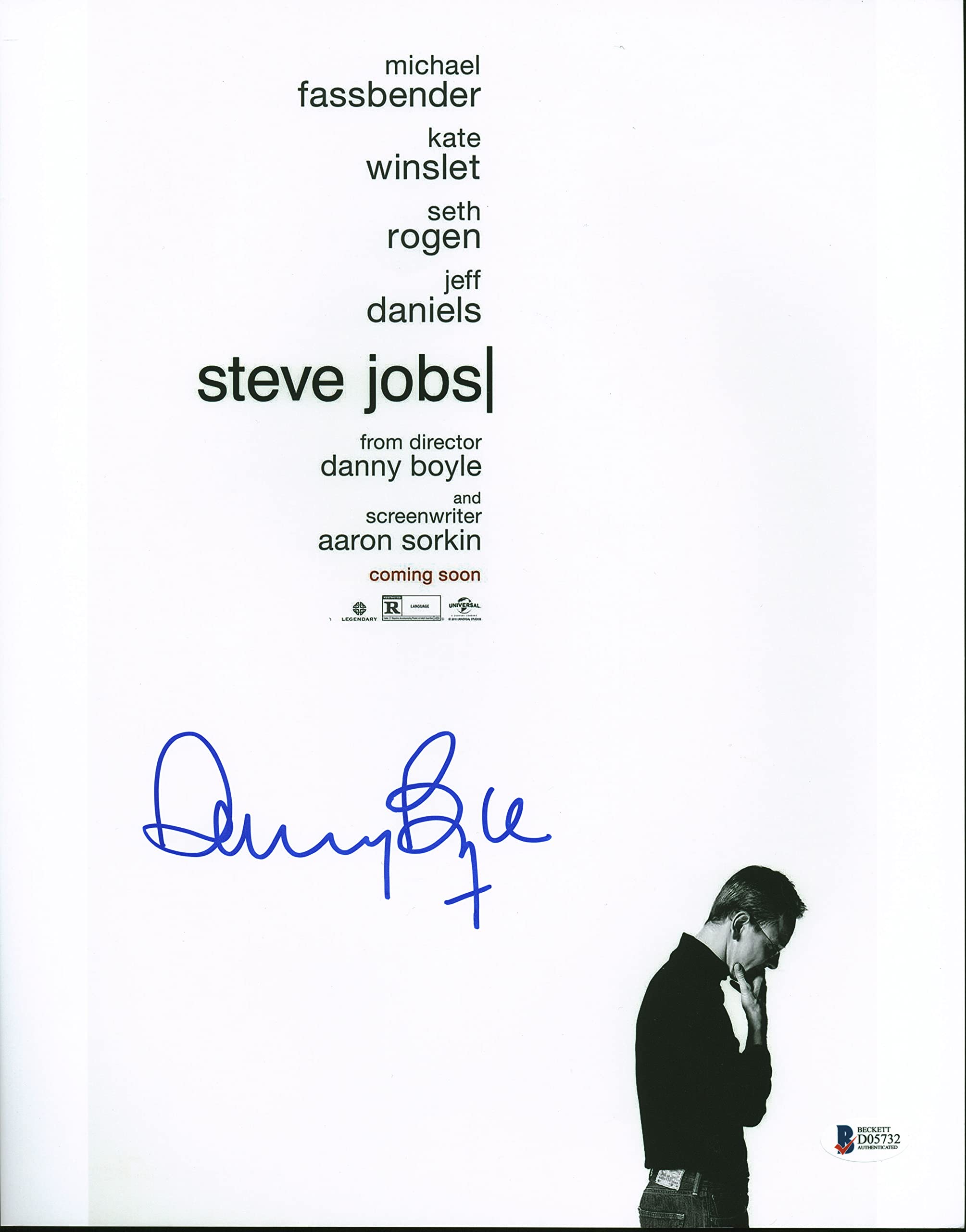 Danny Boyle Steve Jobs Authentic Signed 11x14 Photo Autographed BAS #D05732