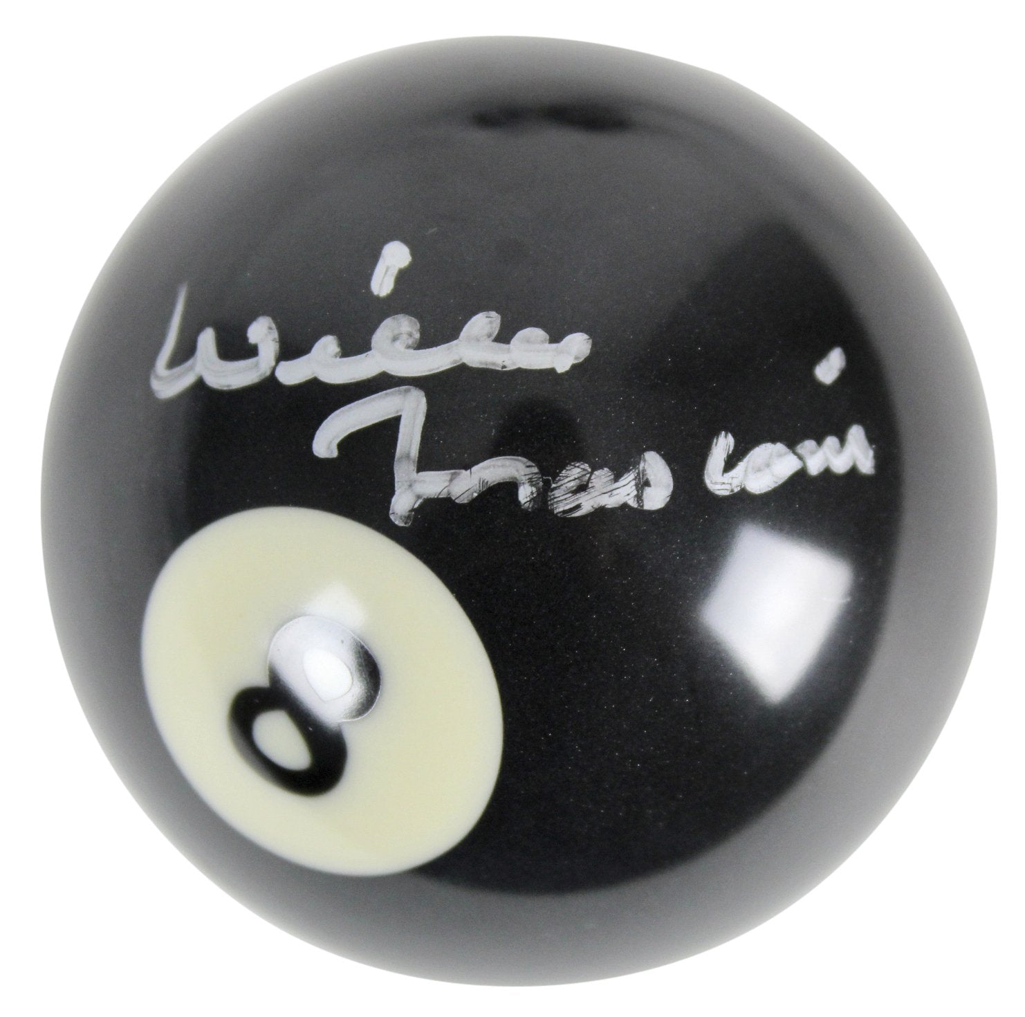 Willie Mosconi Authentic Signed #8 Billiards Pool Ball Autographed JSA #N41276
