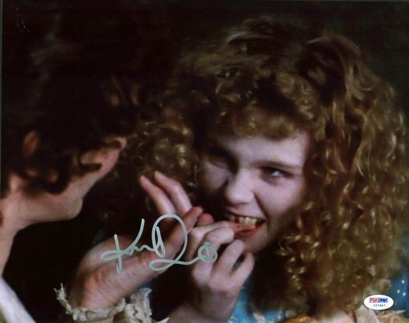 Kirsten Dunst Interview With A Vampire Signed Authentic 11X14 Photo PSA #I27967