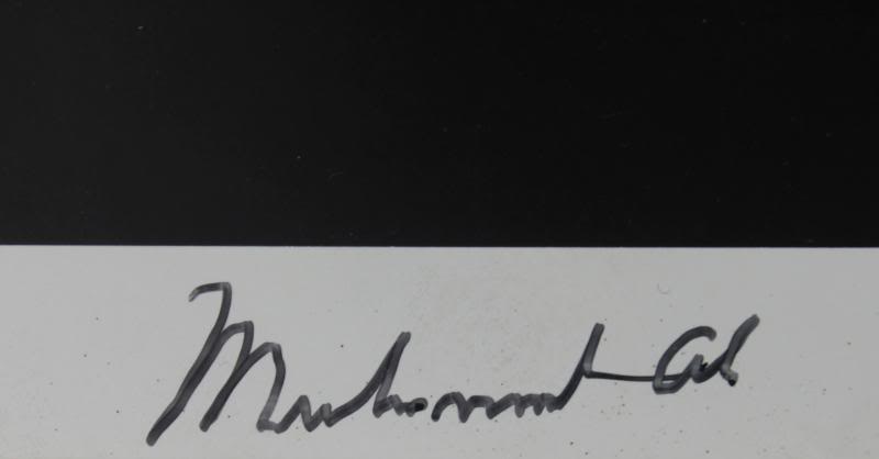 Muhammad Ali Authentic Signed 20X24 Neil Leifer Litho 84/350 PSA/DNA #W00403