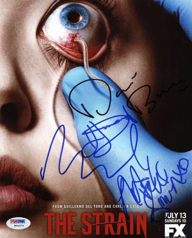 The Strain Cast (4) Bradley, Durand, Sammel & Brown Signed 8X10 Photo PSA W04374