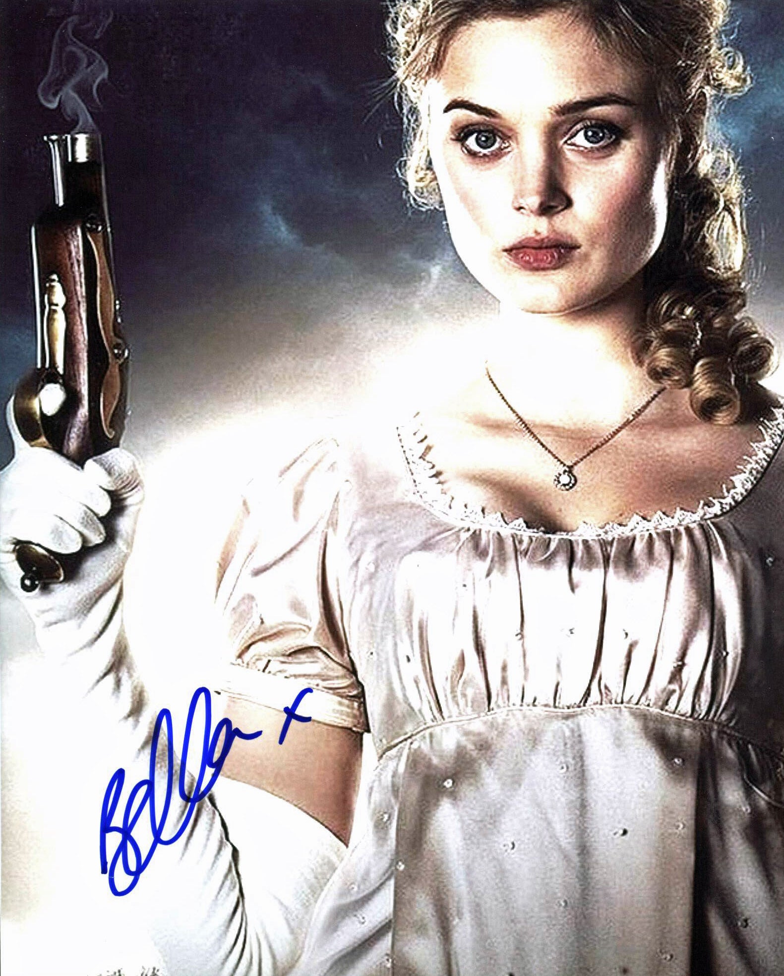 Bella Heathcote Pride & Prejudice & Zombies Signed 8X10 Photo PSA/DNA #AB79591