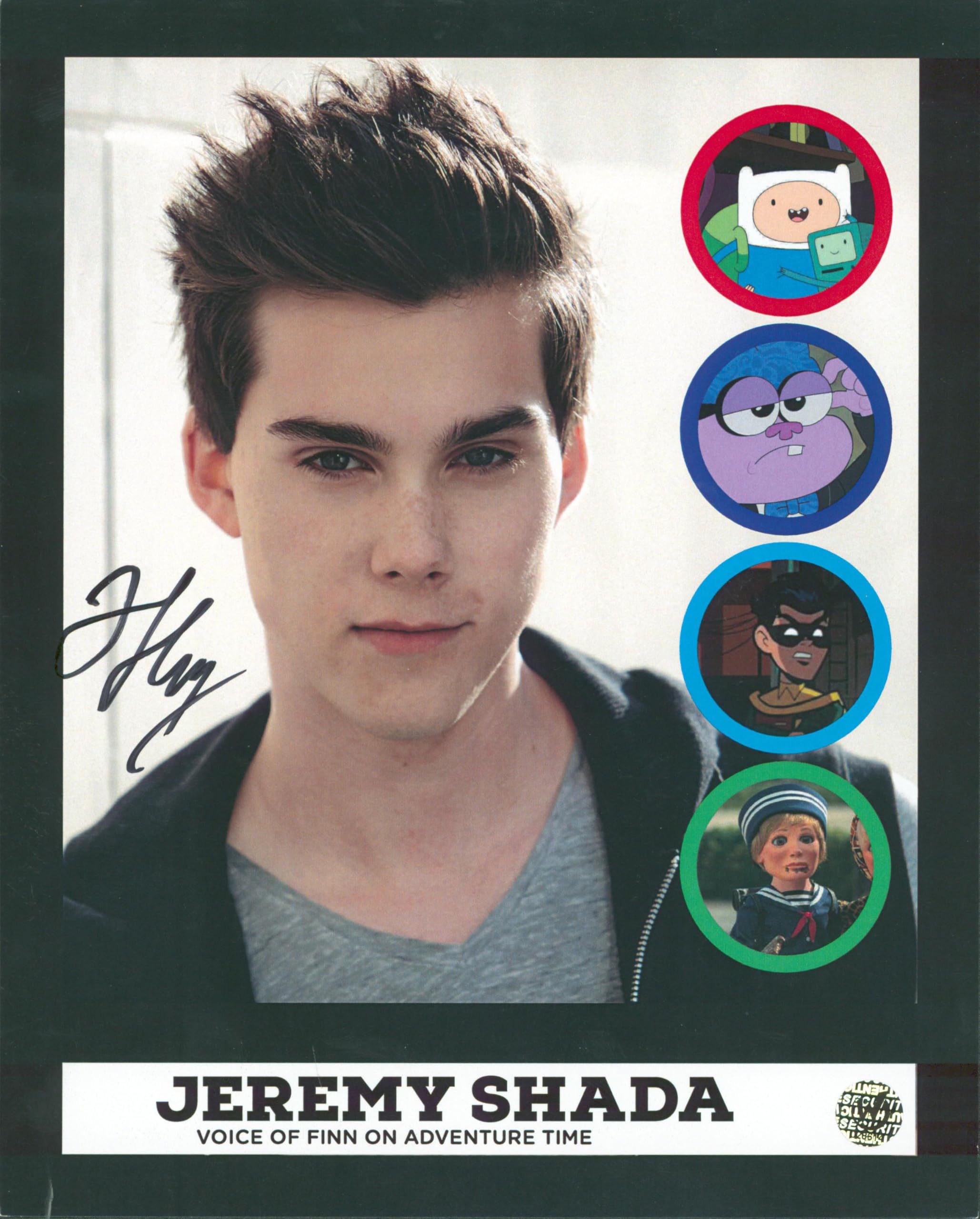 Jeremy Shada Adventure Time Authentic Signed 8x10 Photo Autographed Wizard World