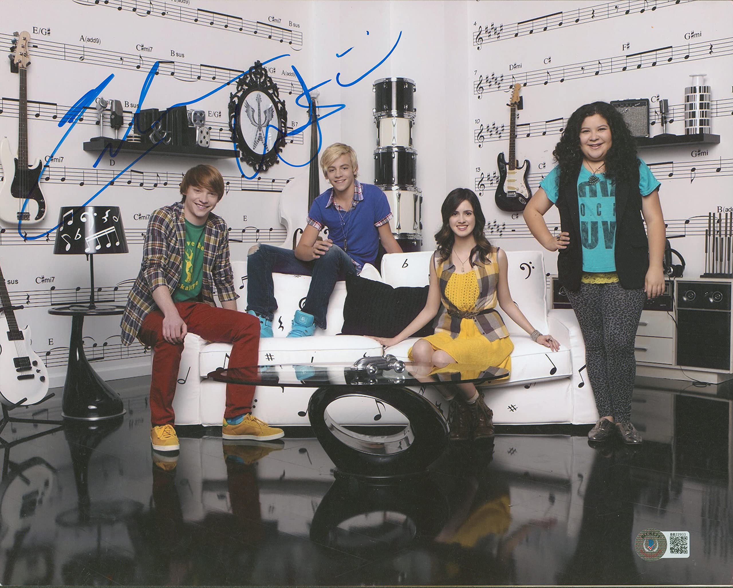 Calum Worthy Austin & Ally Authentic Signed 11x14 Photo Autographed BAS #BB22933