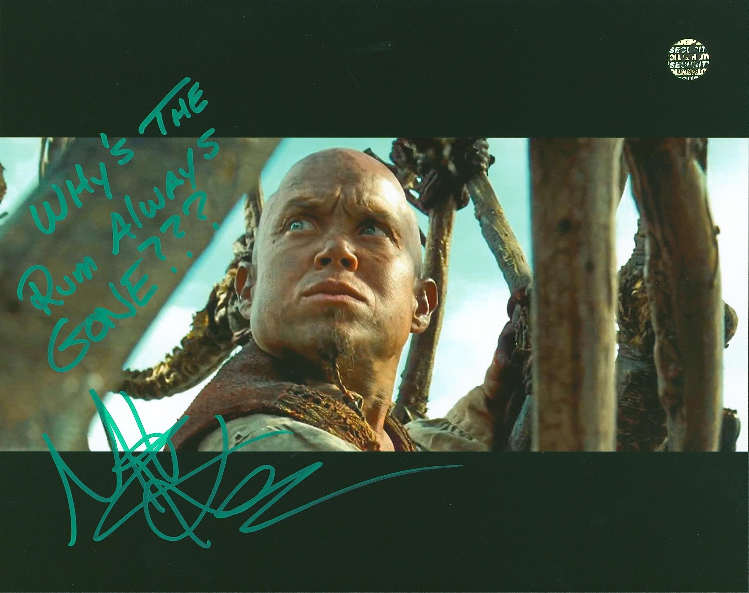 Martin Klebba Pirates Of The Caribbean Signed 8x10 Photo Wizard World #017938