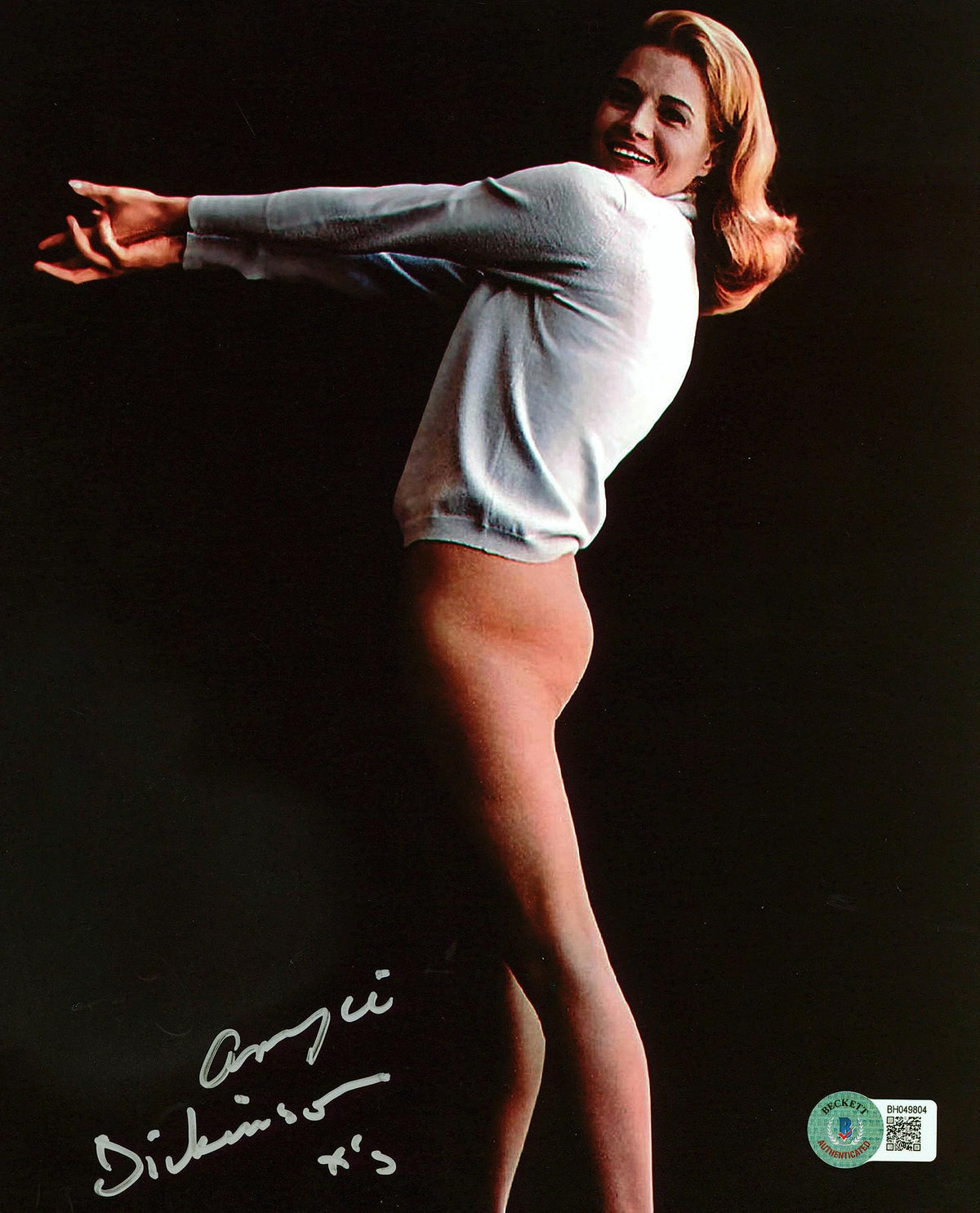 Angie Dickinson Rio Bravo "X's" Authentic Signed 8x10 Sexy Photo BAS #BH049804