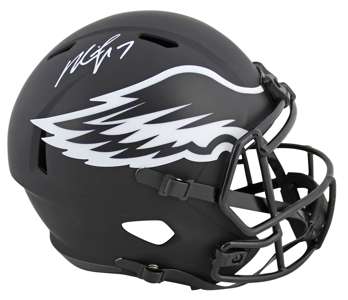Eagles Michael Vick Signed Eclipse Full Size Speed Rep Helmet JSA Witness