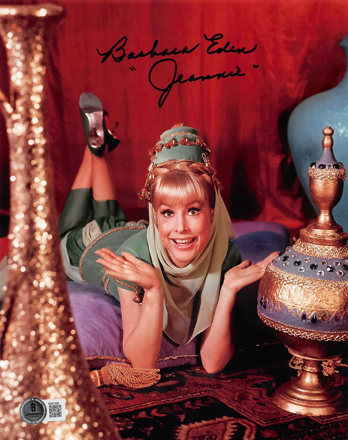 Barbara Eden I Dream of Jeannie "Jeannie" Signed 8x10 Photo BAS #BM01885