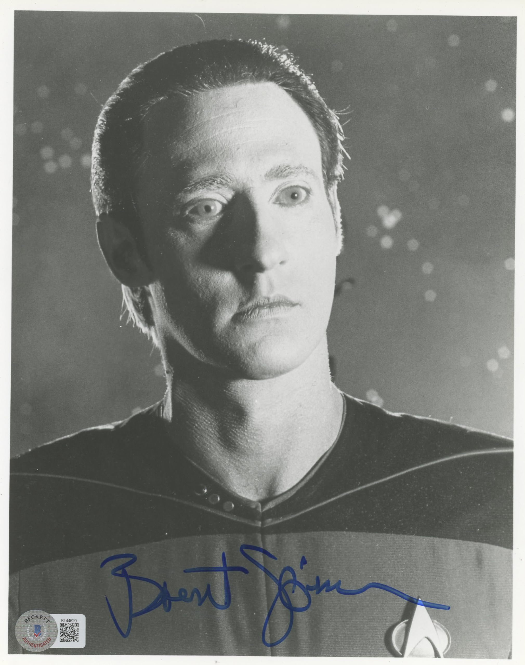 Brent Spiner Star Trek The Next Generation Signed 8x10 Photo BAS #BL44620