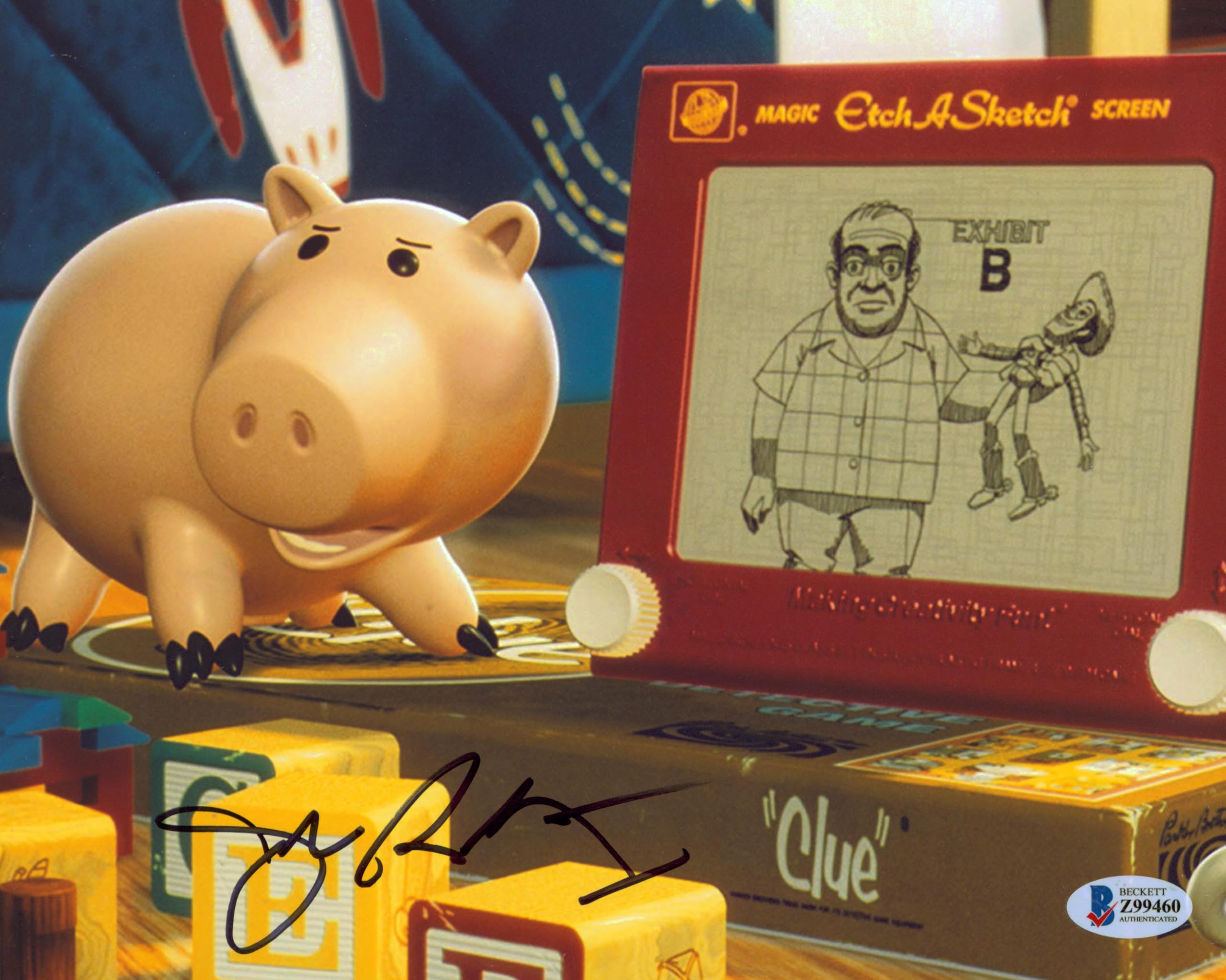 John Ratzenberger Toy Story Authentic Signed 8x10 Photo Autographed BAS #Z99460