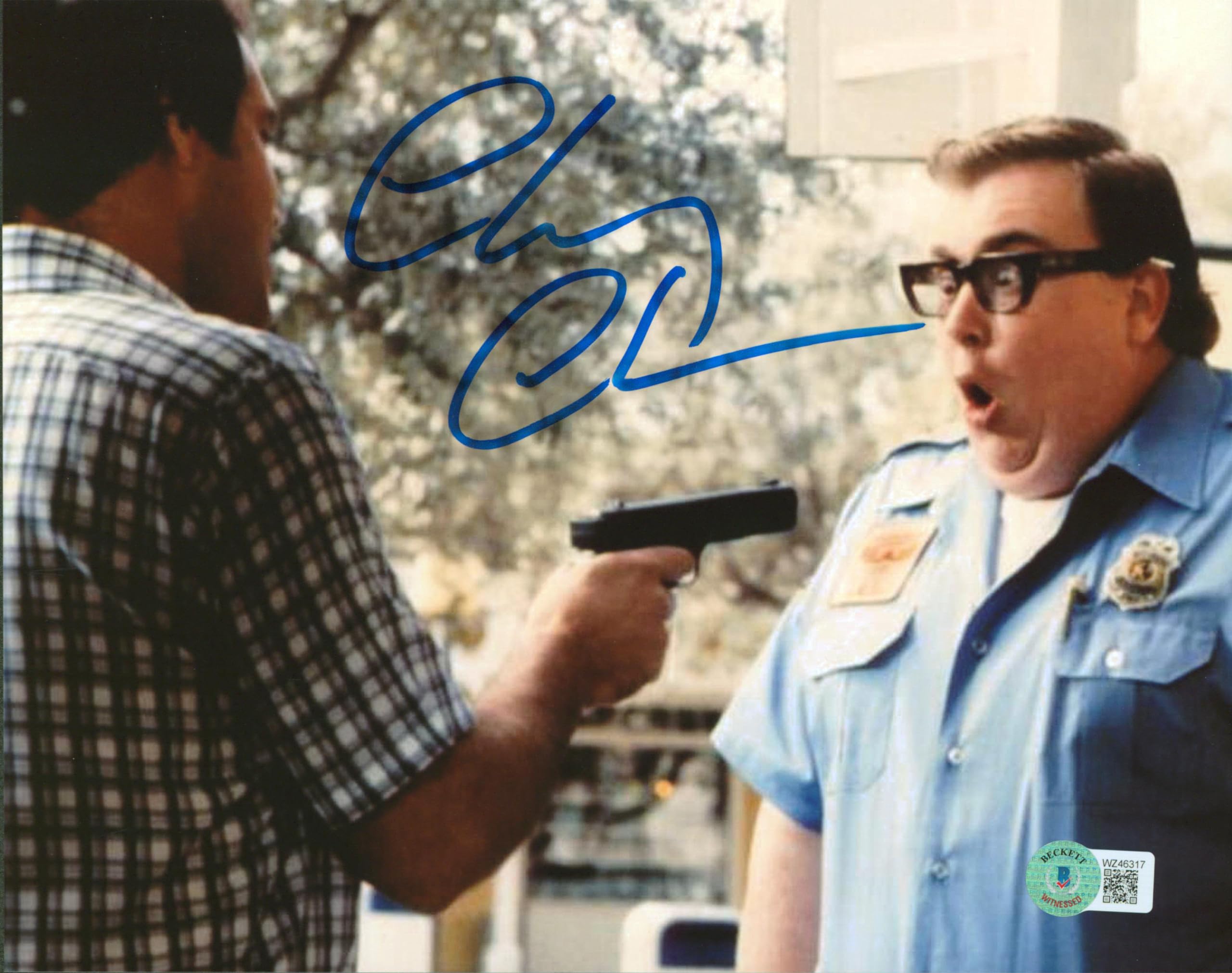 Chevy Chase Vacation Authentic Signed 8x10 Photo w/ John Candy BAS Witnessed 42