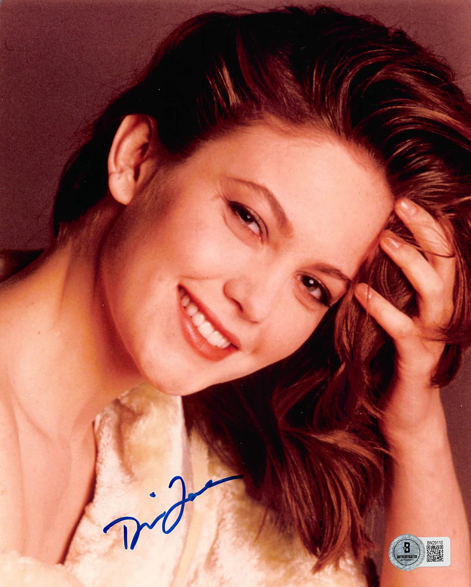Diane Lane Inside Out Authentic Signed 8x10 Photo Autographed BAS #BN29110