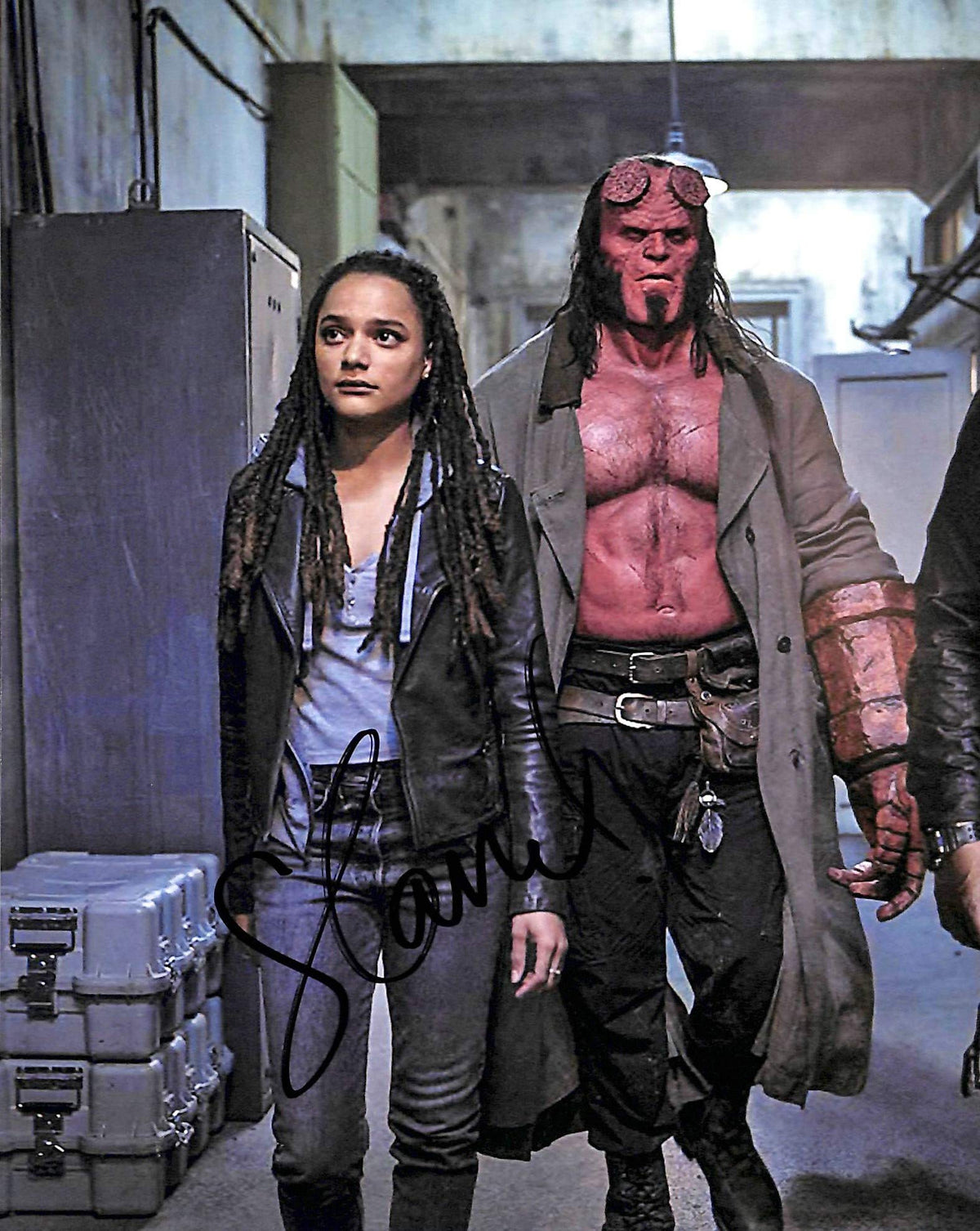 Sasha Lane Hellboy Authentic Signed 8x10 Photo Autographed BAS #E57588