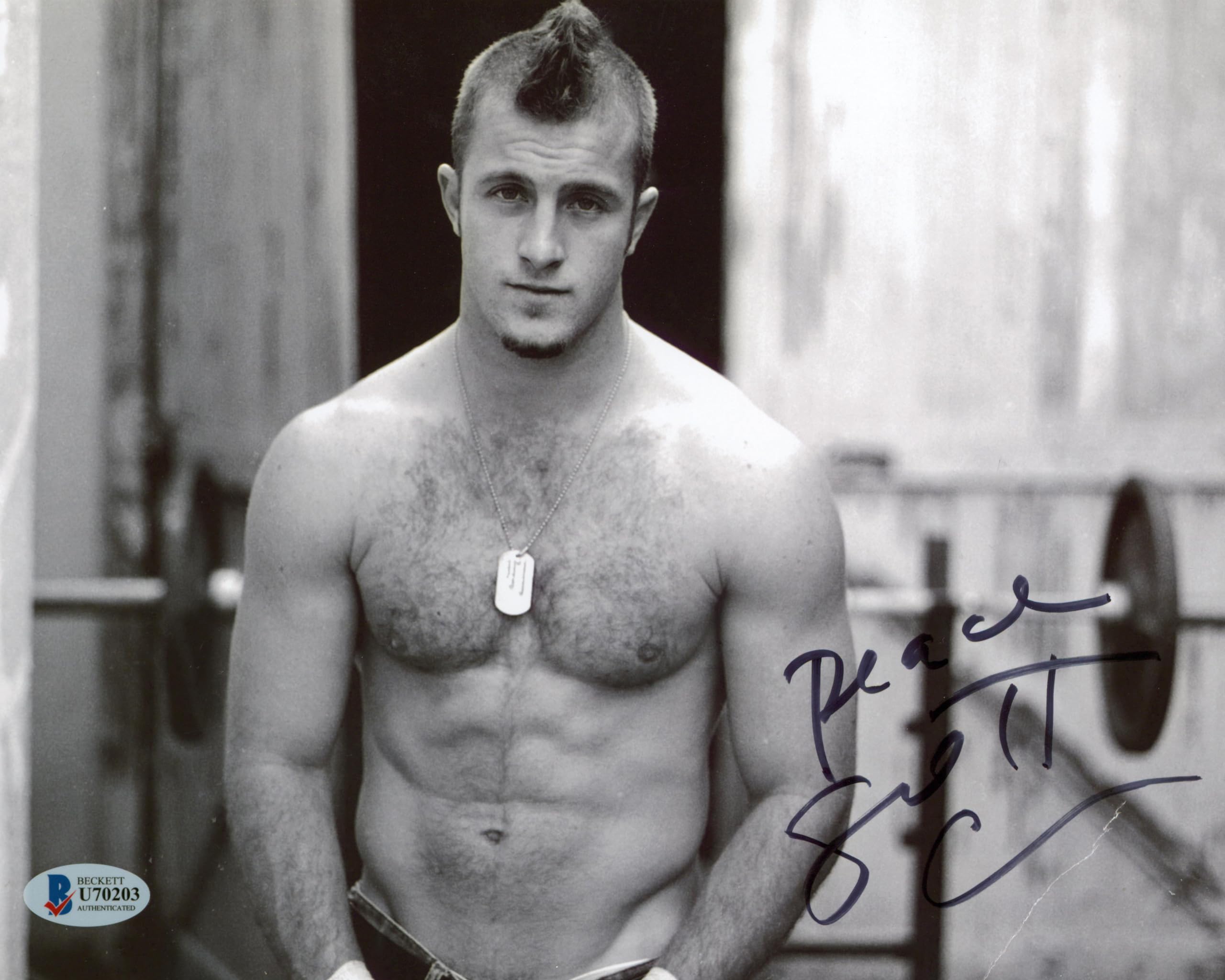 Scott Caan Ocean's 11 "Peace" Authentic Signed 8x10 Photo BAS #U70203