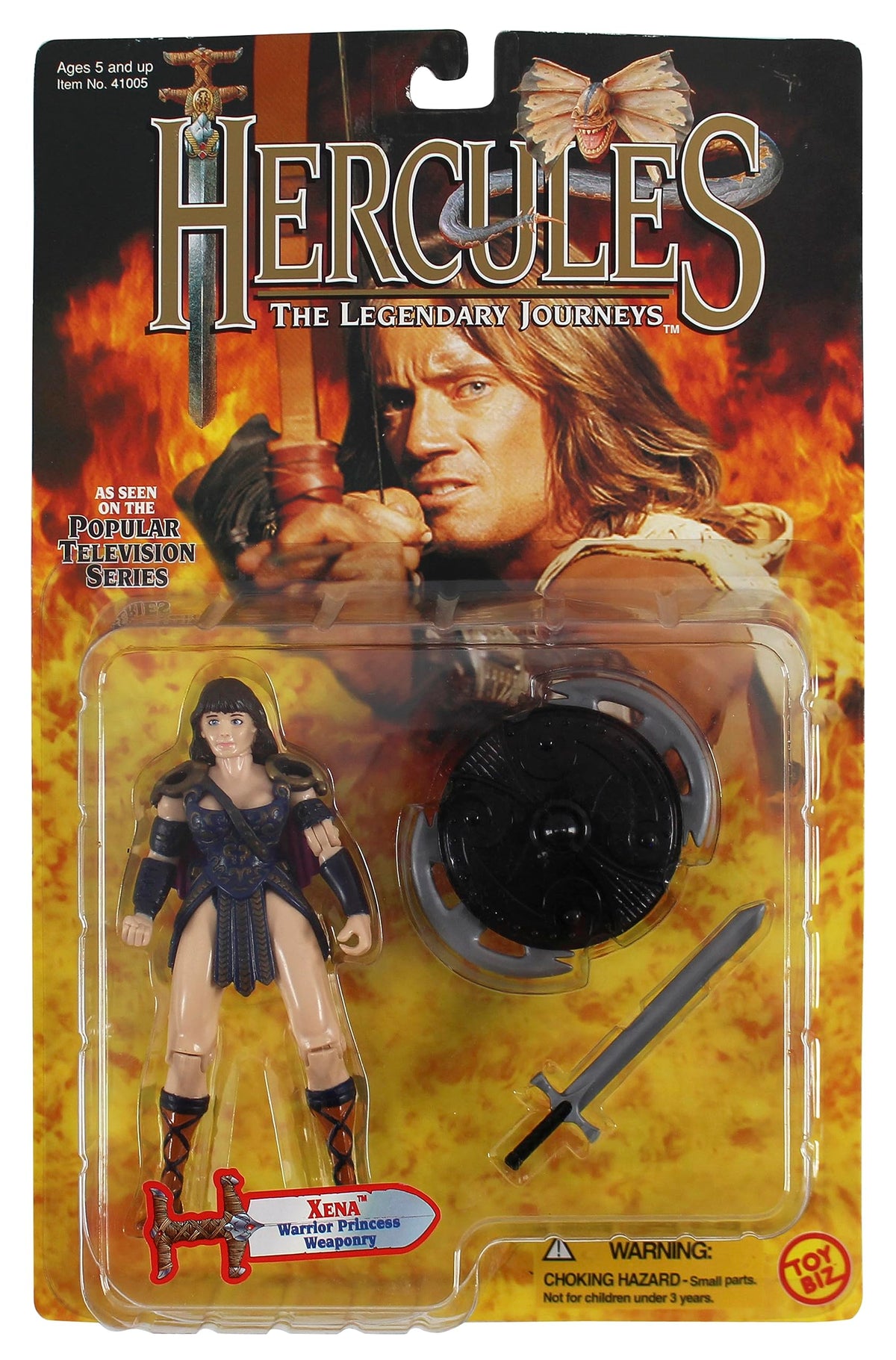 Hercules The Legendary Journeys Xena Warrior Princess Weaponry Toy Biz Figure 1