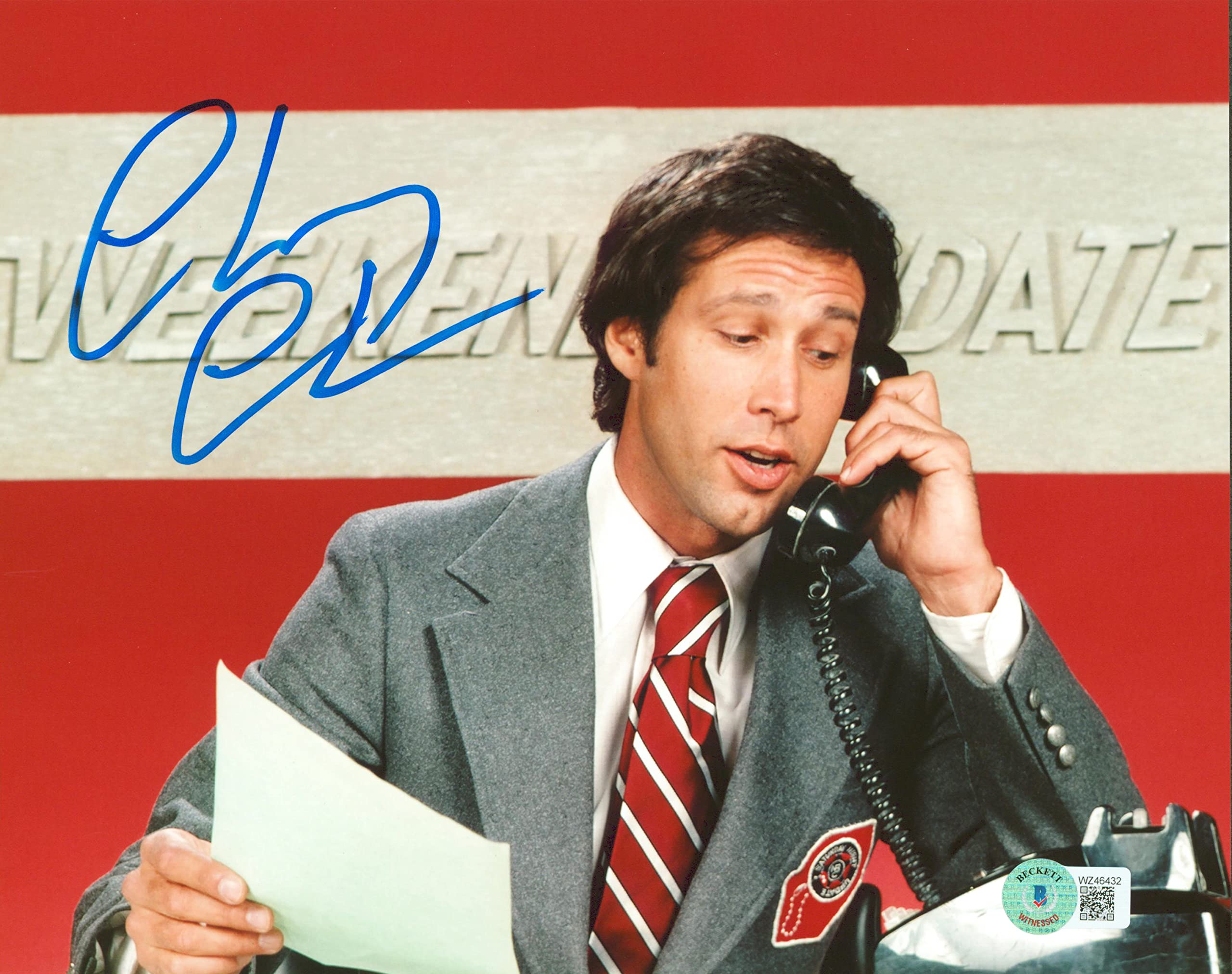 Chevy Chase Saturday Night Live Authentic Signed 8x10 Photo BAS Witnessed 29