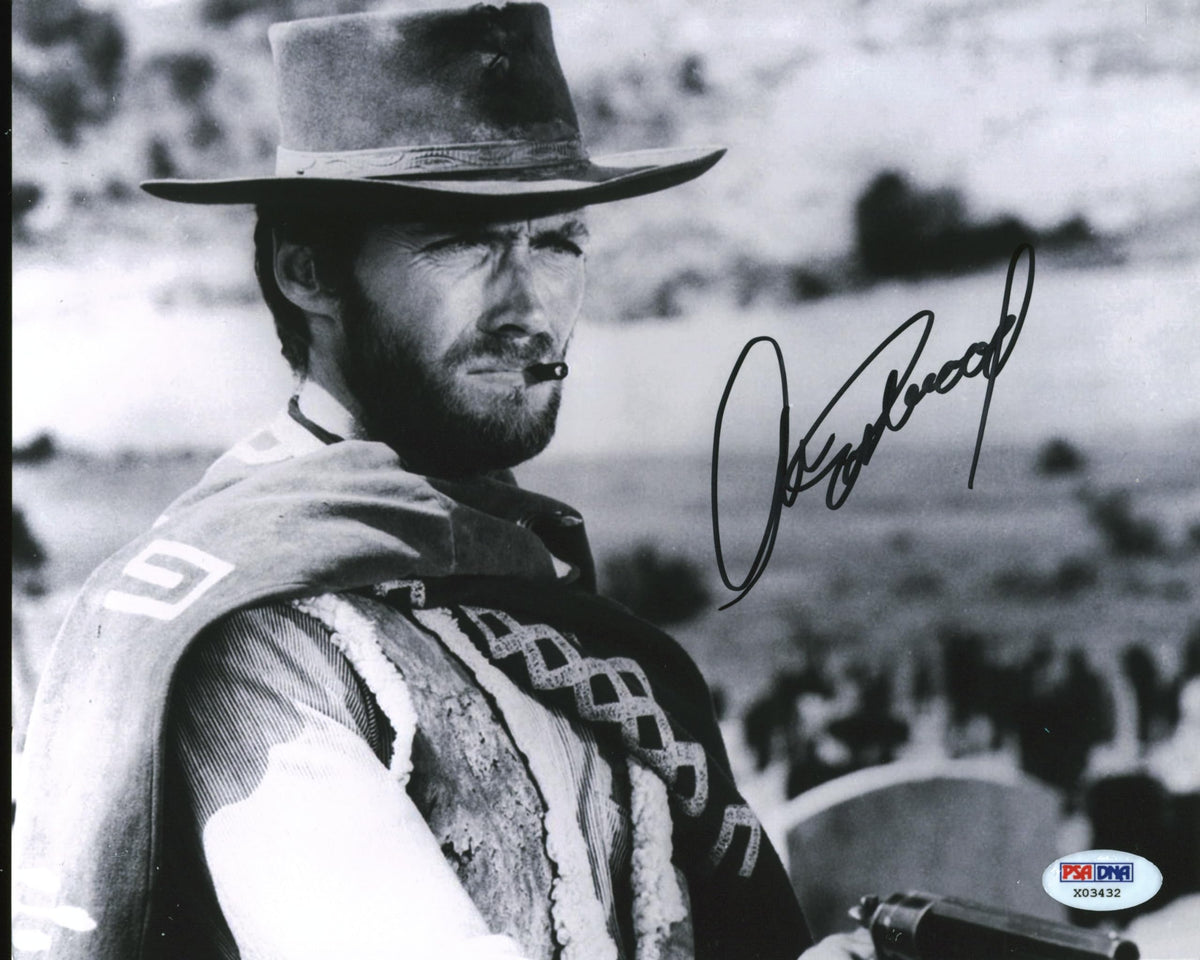 Clint Eastwood The Good, the Bad and the Ugly Signed 8x10 Photo PSA/DNA #X03432