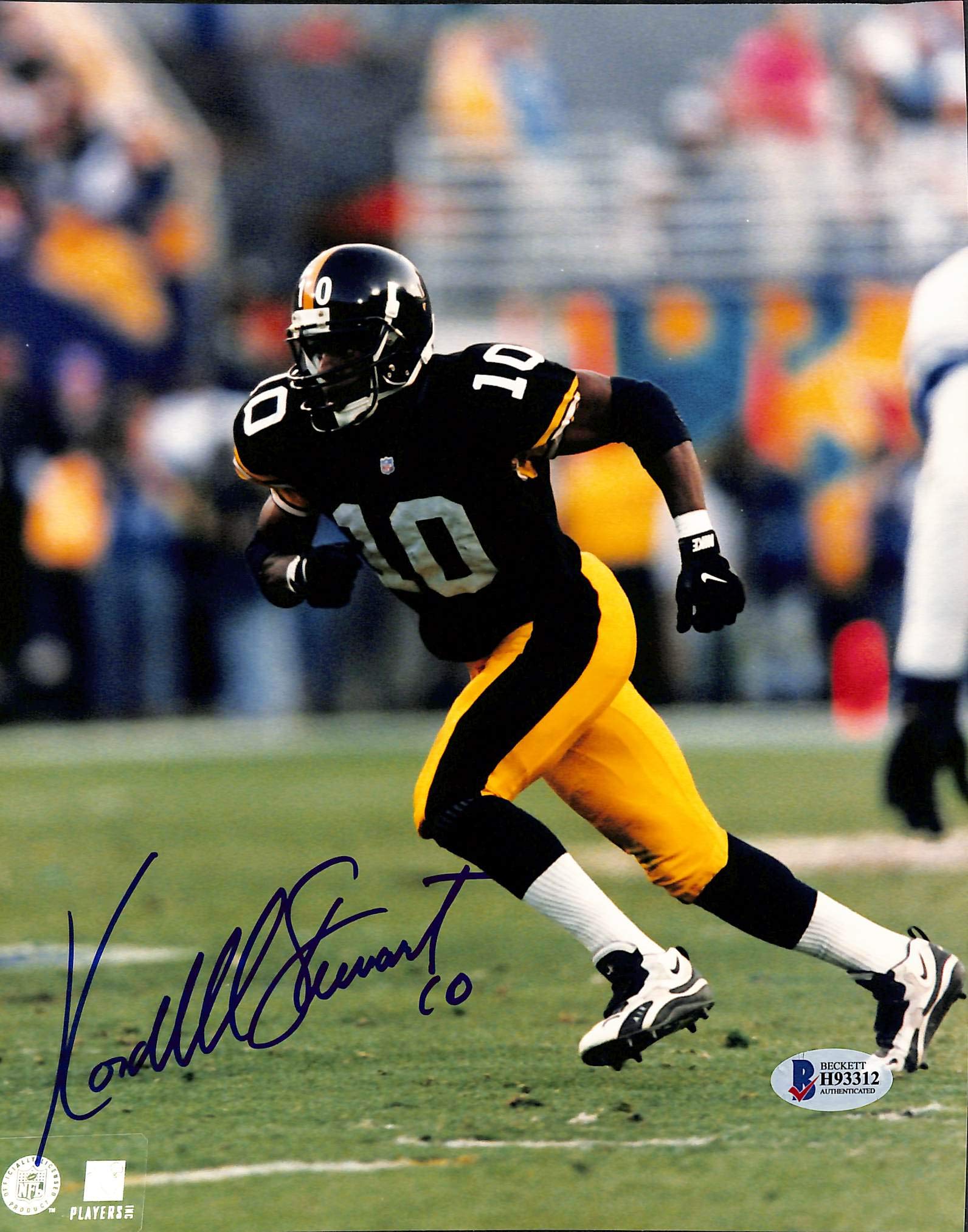Steelers Kordell Stewart Authentic Signed 8x10 Photo Autographed BAS 3
