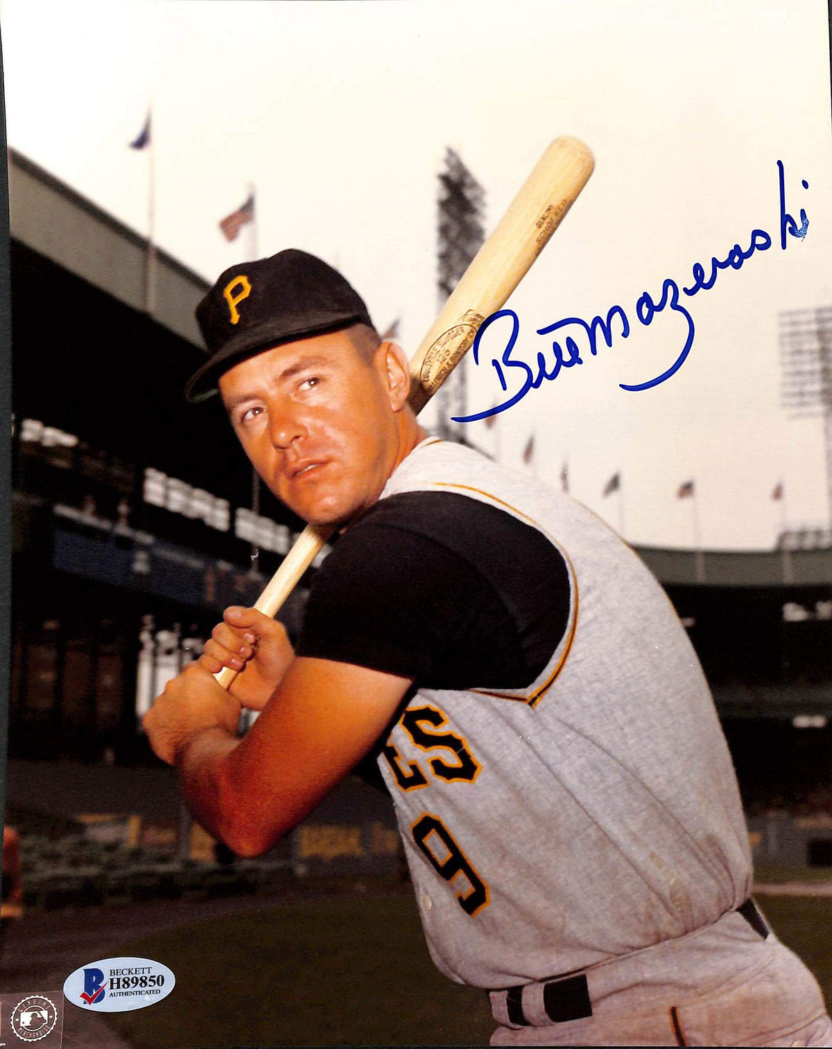 Pirates Bill Mazeroski Authentic Signed 8x10 Photo Autographed BAS #H89850