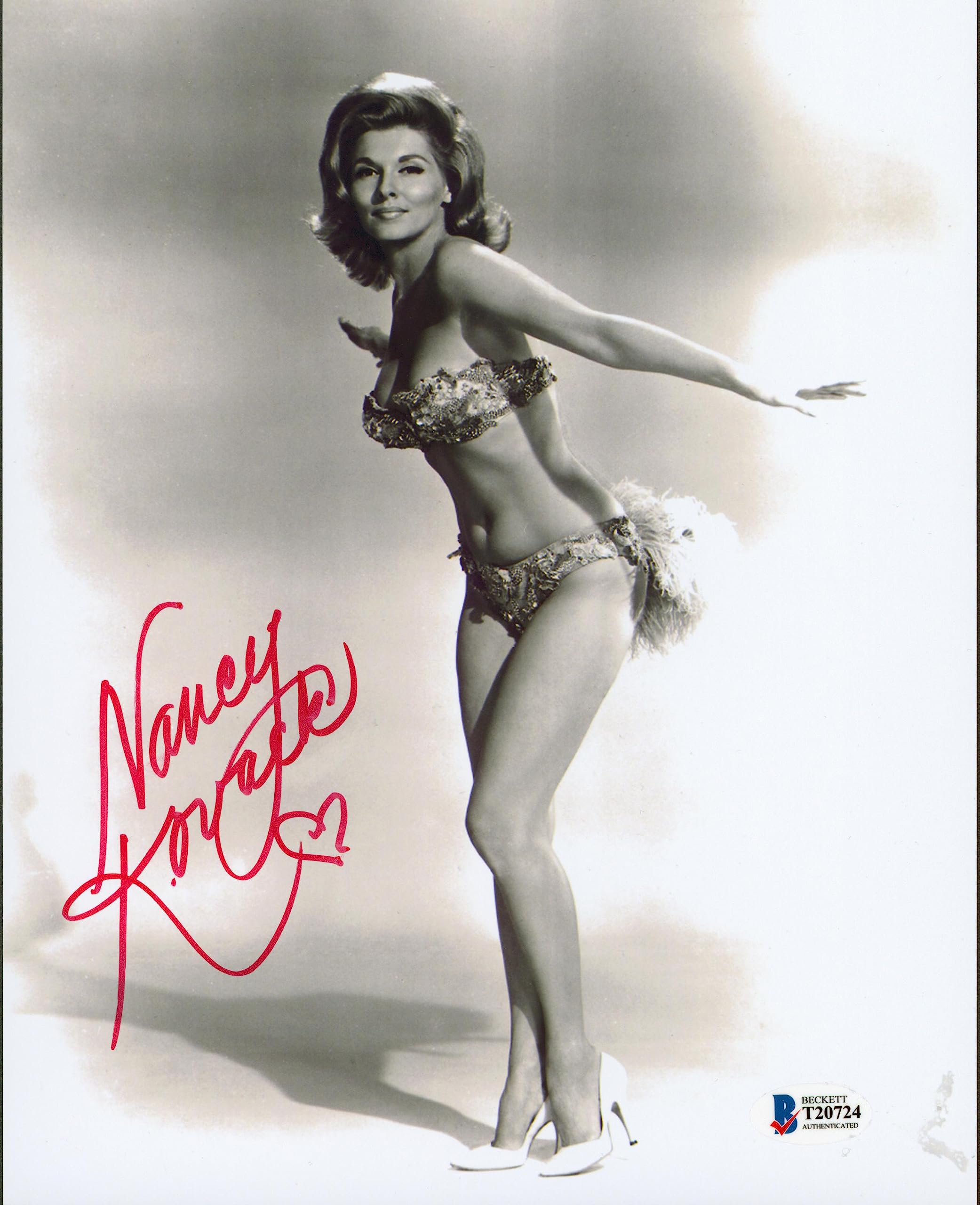 Nancy Kovack Jason and the Argonauts Signed 8x10 Sexy Photo BAS #T20724