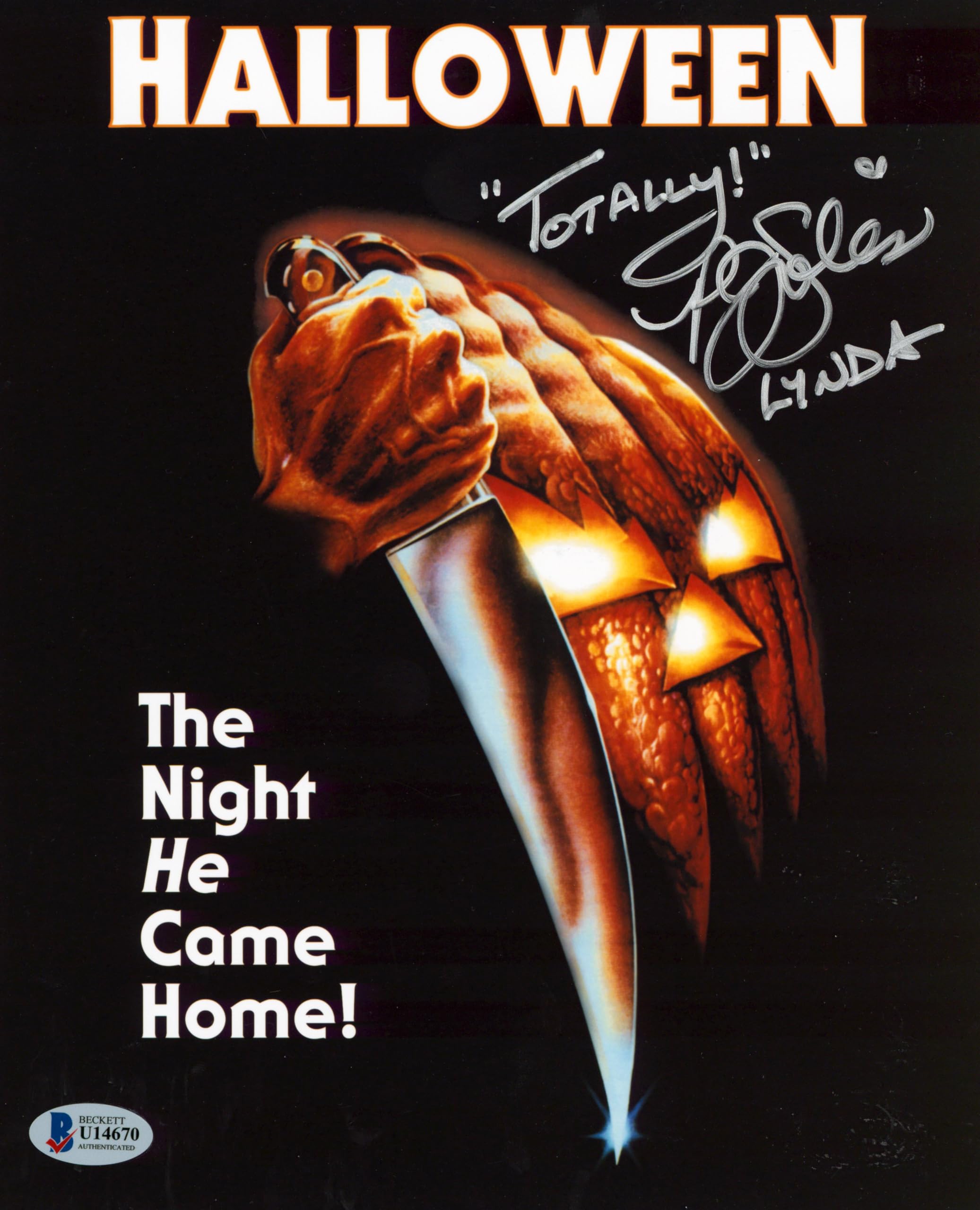 P.J. Soles Halloween "Totally! Lynda" Authentic Signed 8x10 Photo BAS #U14670