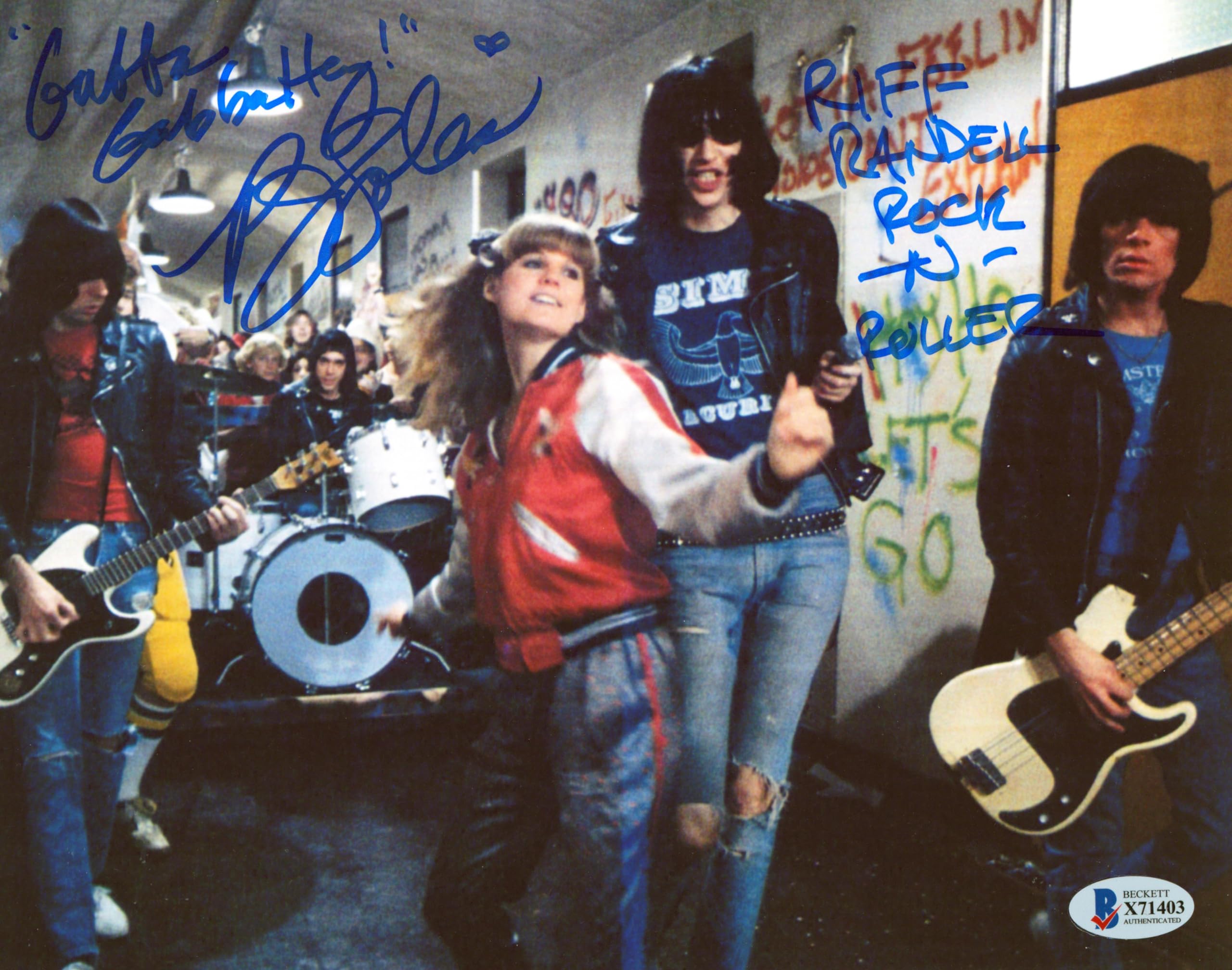 P.J. Soles Rock n Roll High School "2x Insc" Signed 8x10 Horizontal Photo BAS 3